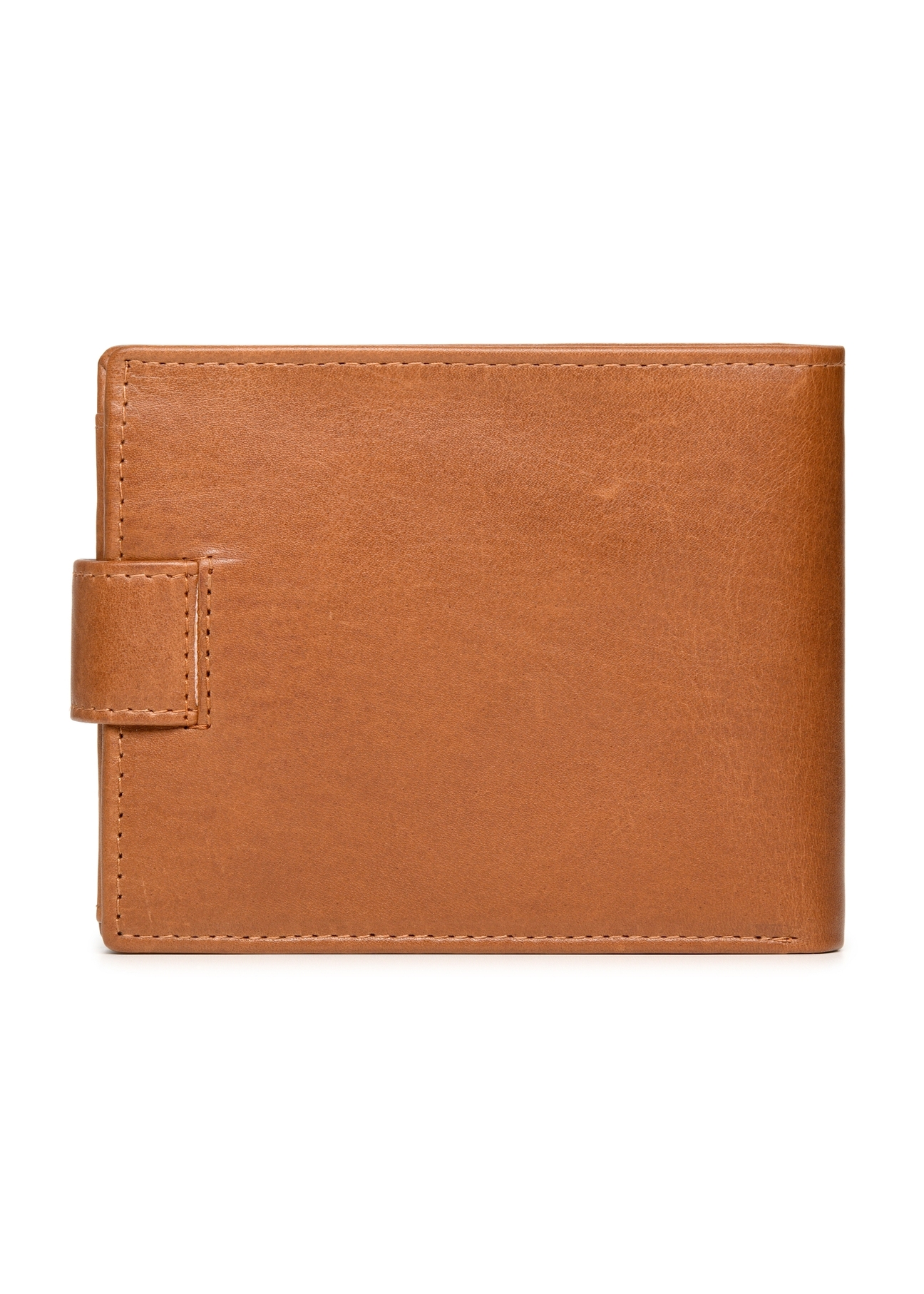 Men's leather wallet PORMS-0302A-88(Z25), product view from the back on a white background.