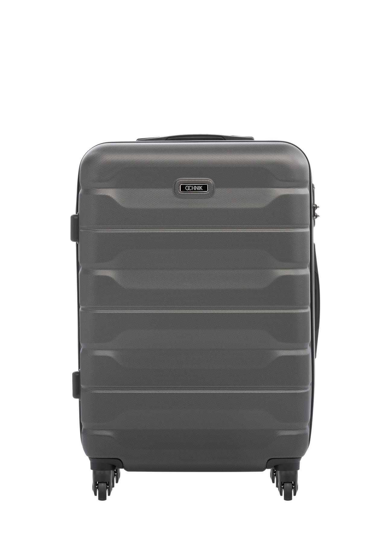 Medium suitcase on wheels WALAB-0067-9B-24(W26), front product view on white background.