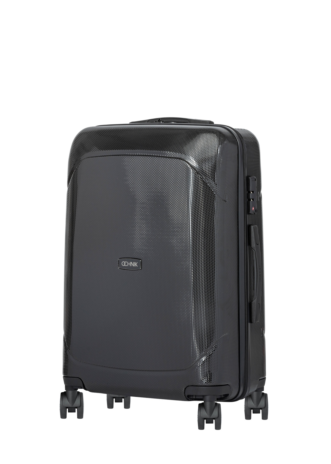Set of 19'/24'/28' wheeled suitcases WALPC-0014-99(W26), diagonal product view on white background.
