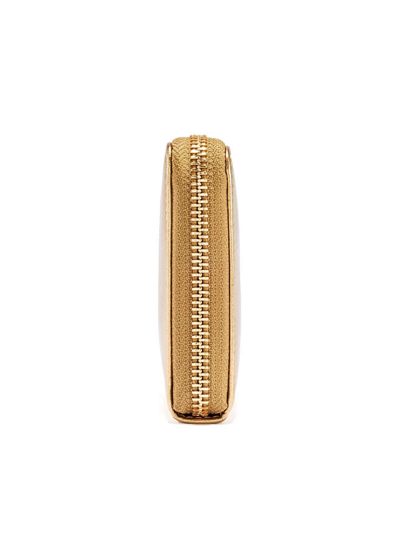 Medium women's leather wallet in gold color PORES-0961-28(W25)