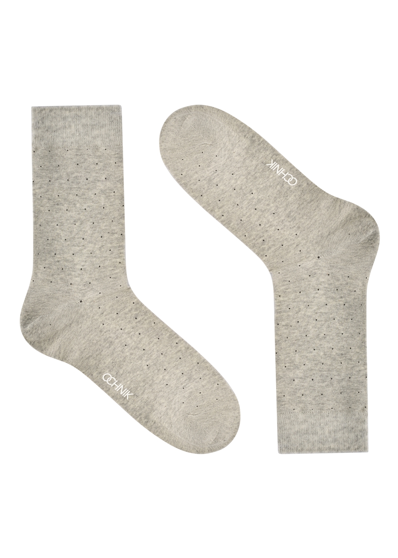 Set of men's long socks ZESMT-0063-00(W26) - product view from above, on a white background.