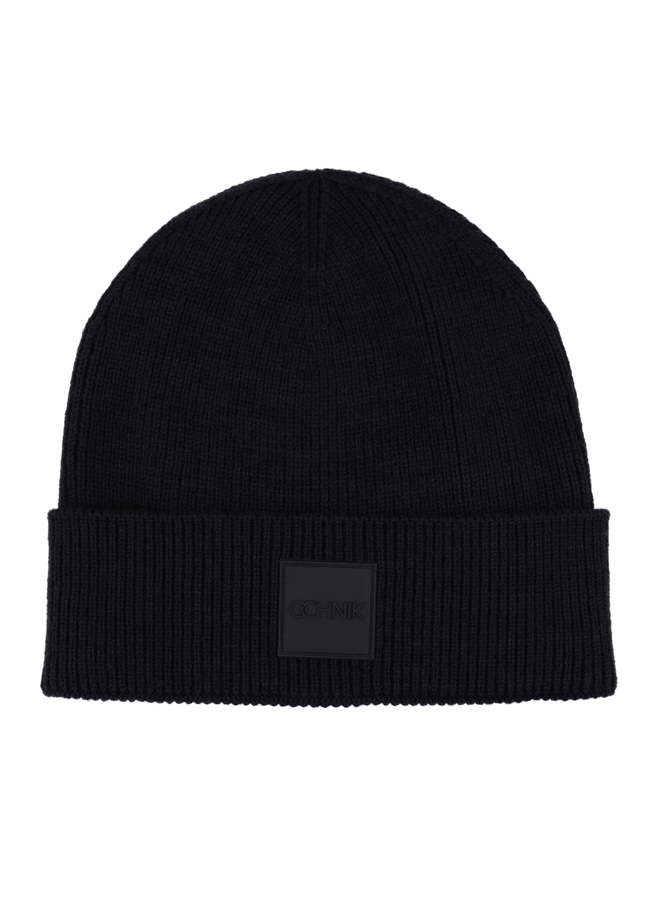 Black men's cap CZAMT-0095-99(Z26), front product view on white background.
