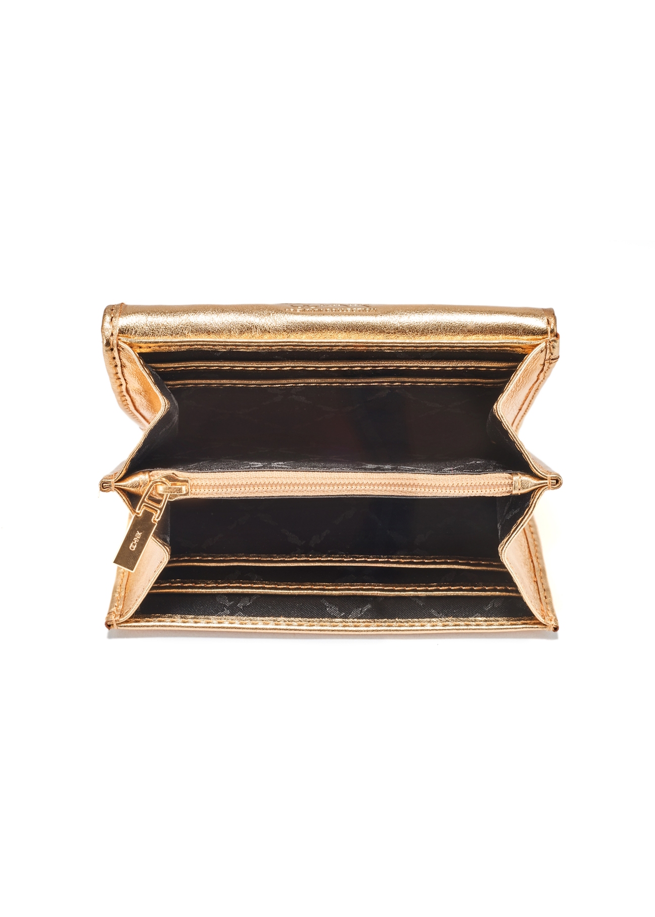 Gold leather women's wallet PORES-0959-28(W25)