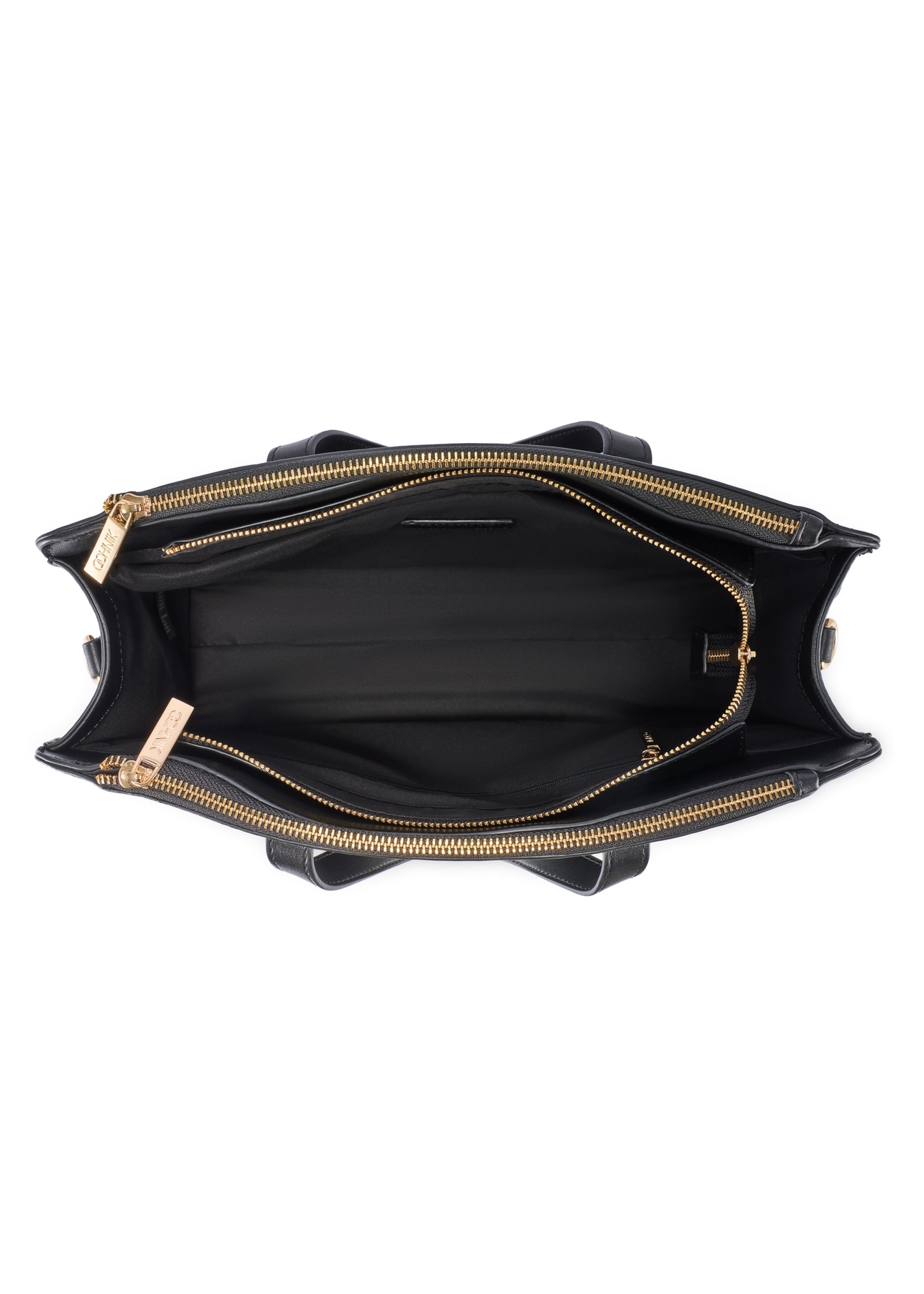 Black women's imitation leather bag TOREC-1143-99(W26), product view inside on white background.