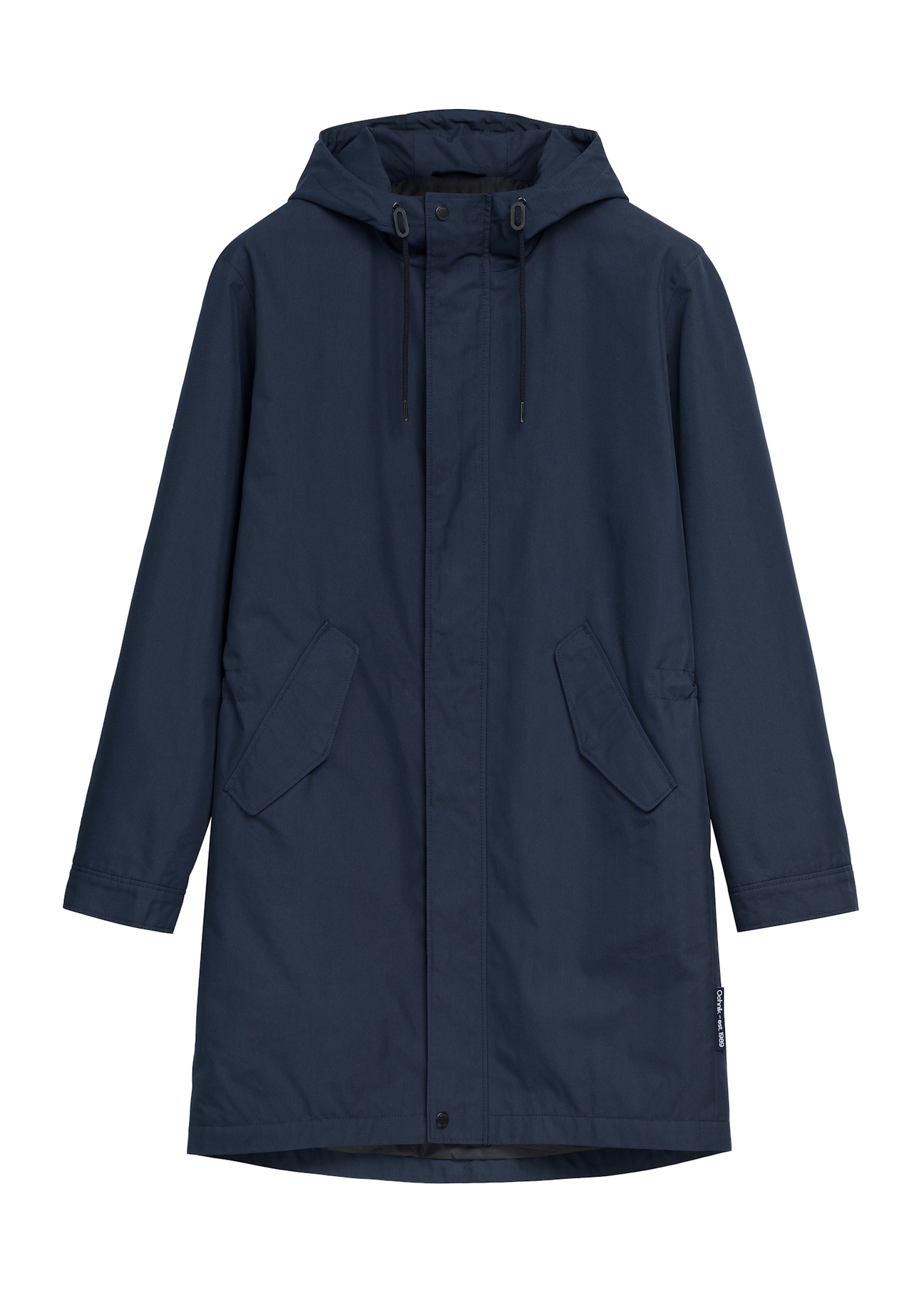 Men's navy blue transitional jacket KURMT-0425-7D(Z26), front product view on white background.