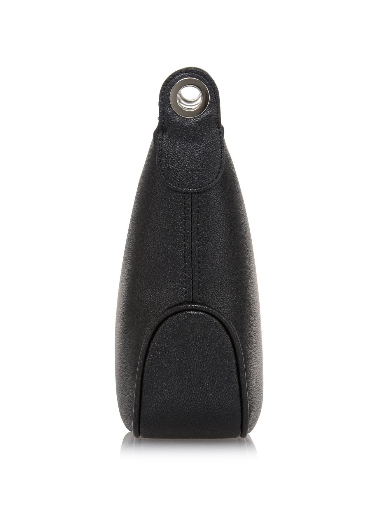 Black women's hobo-style handbag TOREC-0829A-99(Z25) - side view of the product on a white background.