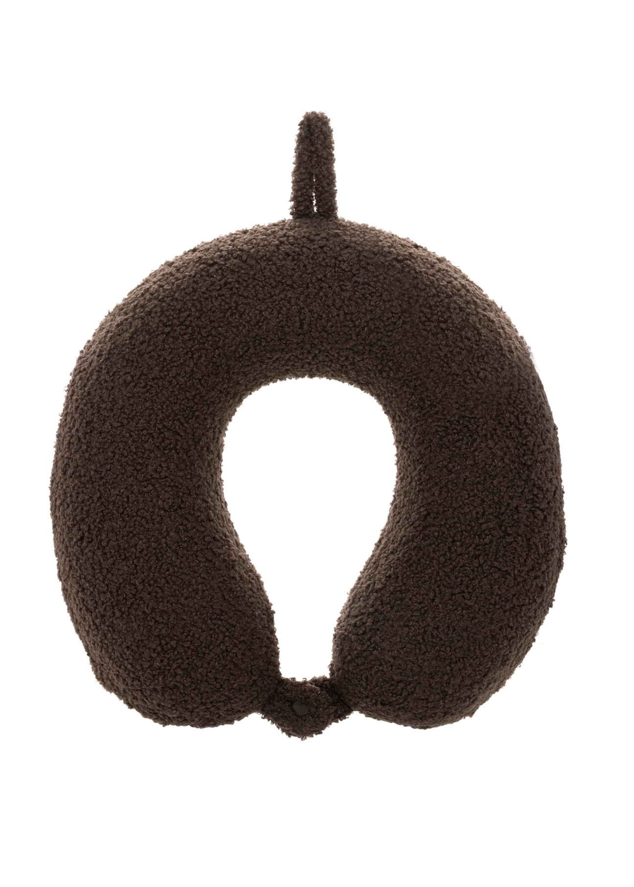 Soft brown headrest AW-014-0003-1H(W26), back view of the product on a white background.