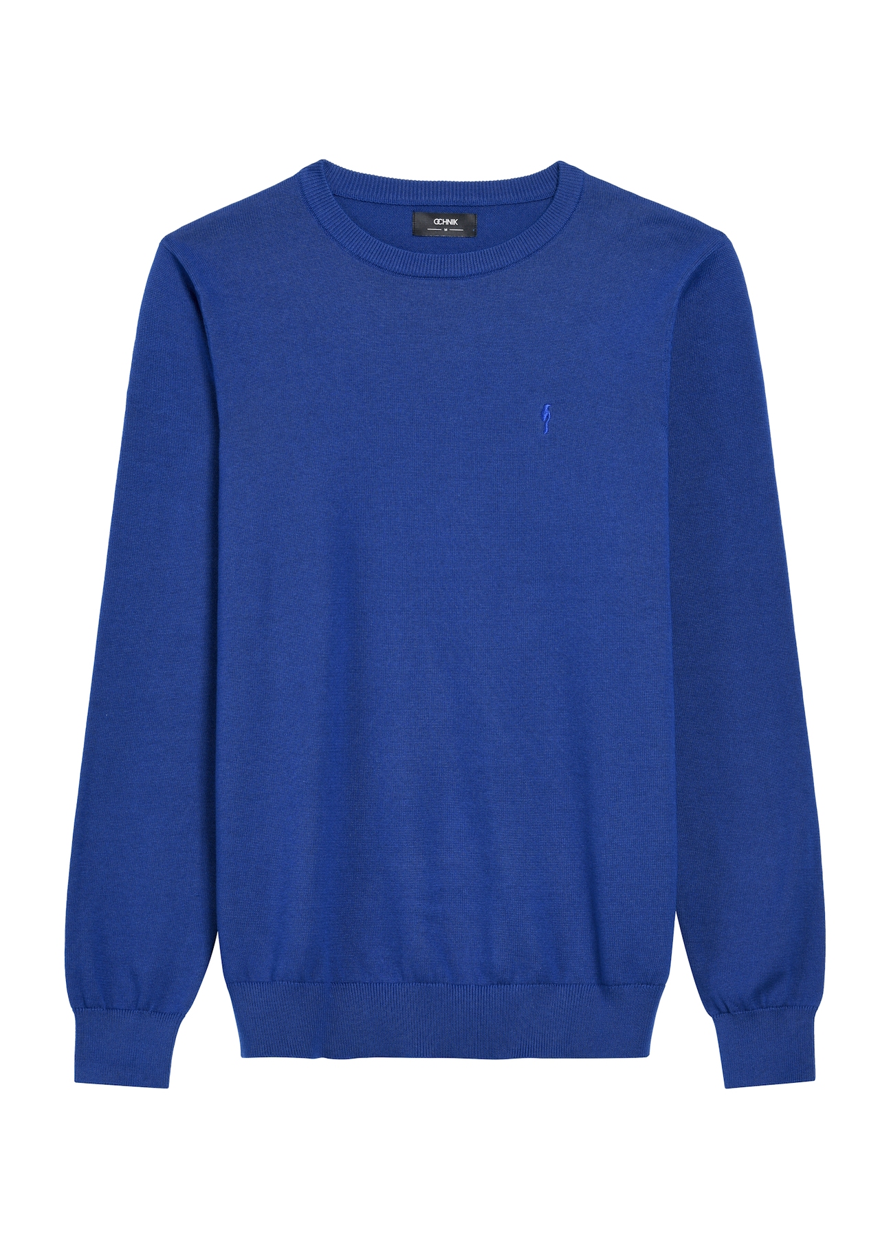Navy blue cotton men's sweater SWEMT-0114A-17(Z25)