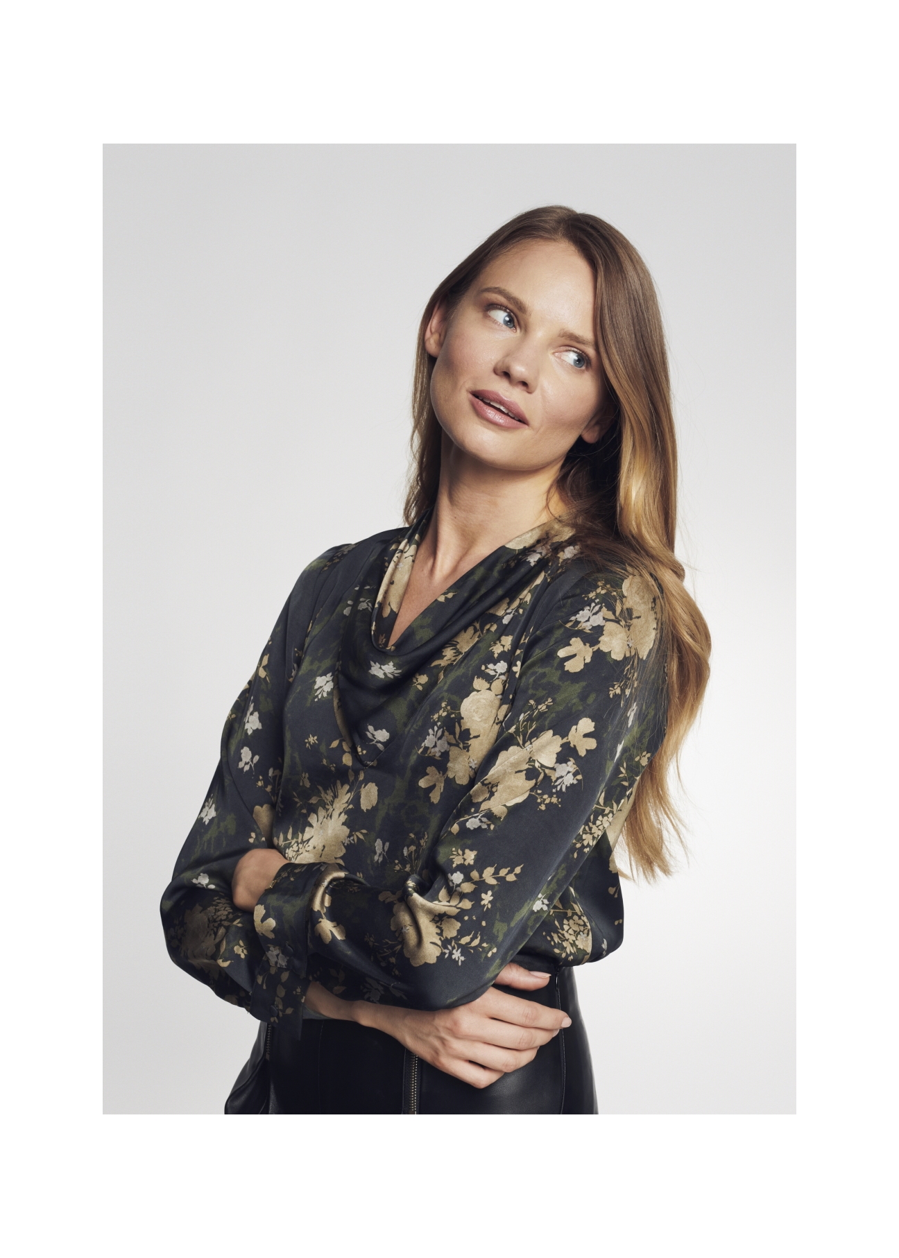 Women's long sleeve blouse BLUDT-0134-55(Z21)-01