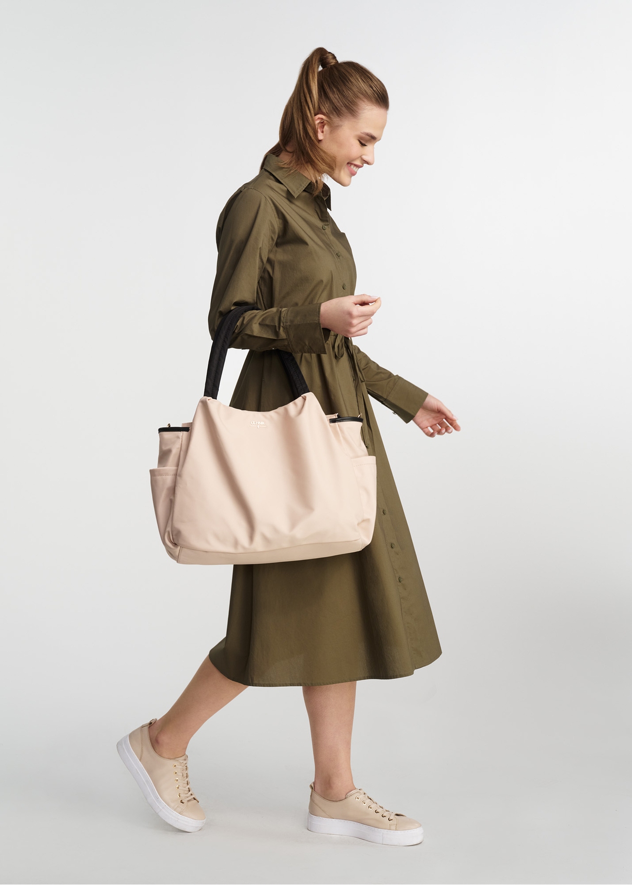 Powder pink bag for mom TOREN-0308-34(W25)