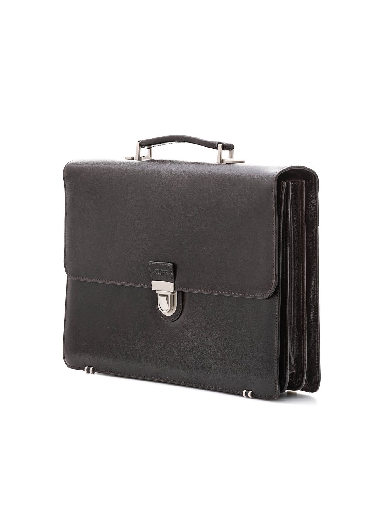 Men's leather briefcase TORMS-0478-89(Z25), diagonal product view on white background.
