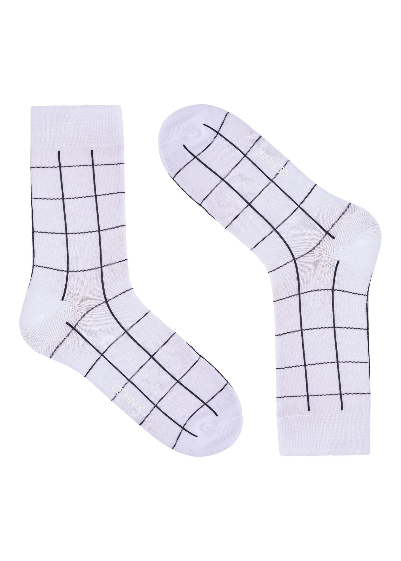 Set of long men's socks ZESMT-0066-00(Z26), front product view on white background.