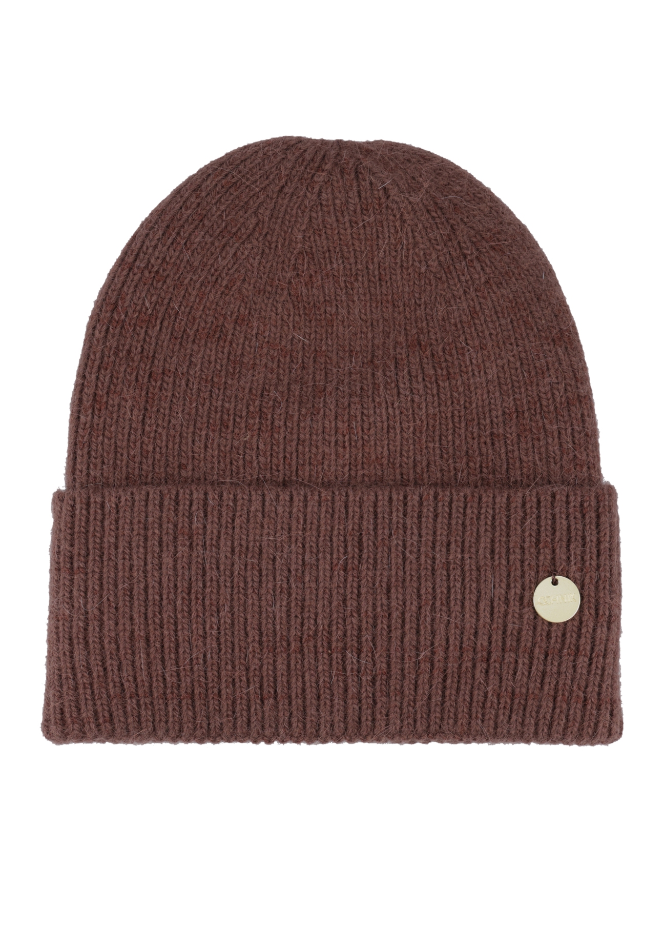 Brown women's hat CZADT-0206-1H(Z26), front product view on white background.