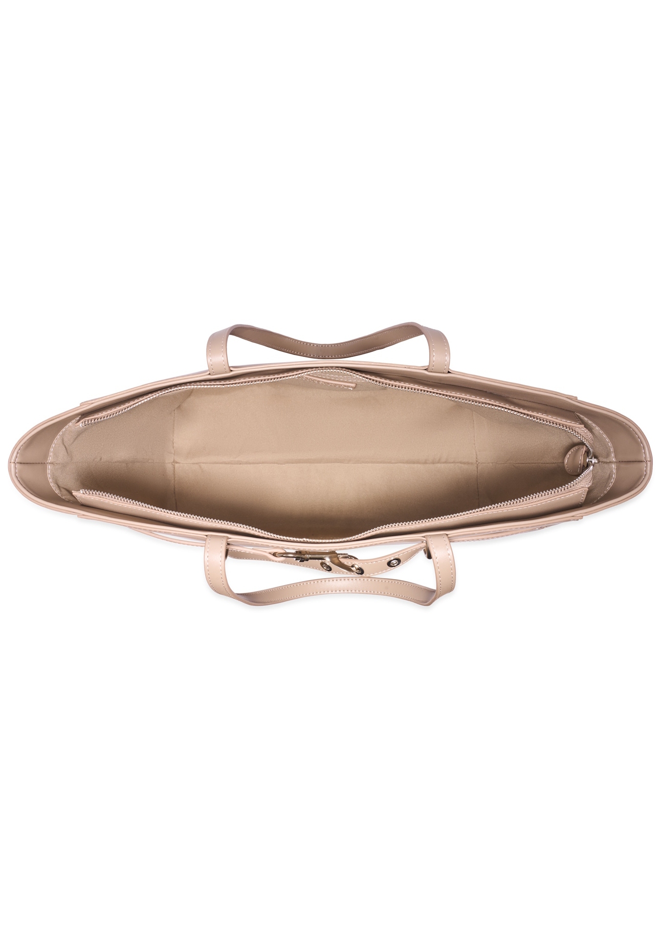 Women's shopper bag in cool beige color TOREC-1340-1K(Z26)