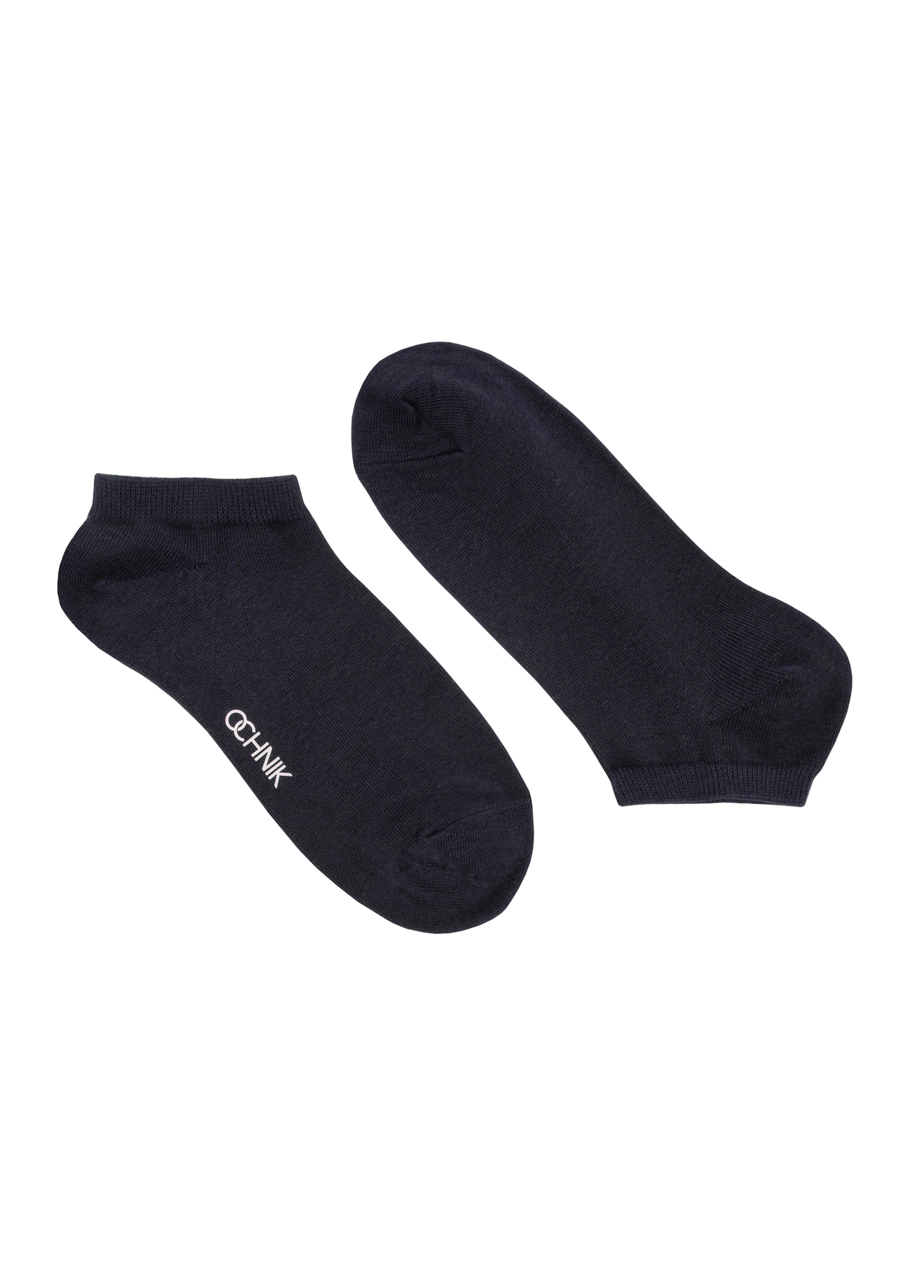 Short navy blue men's socks SKAMT-0151B-69(W25)