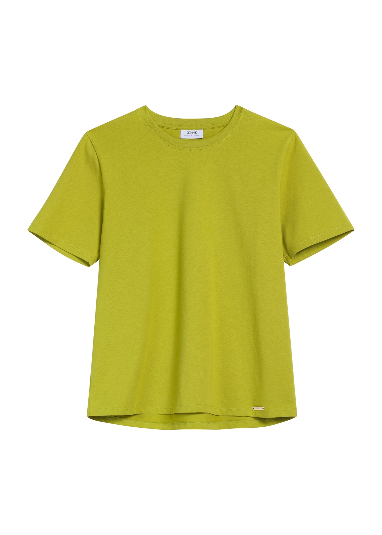 Lime women's T-shirt TSHDT-0143-84(Z25), front product view on white background.