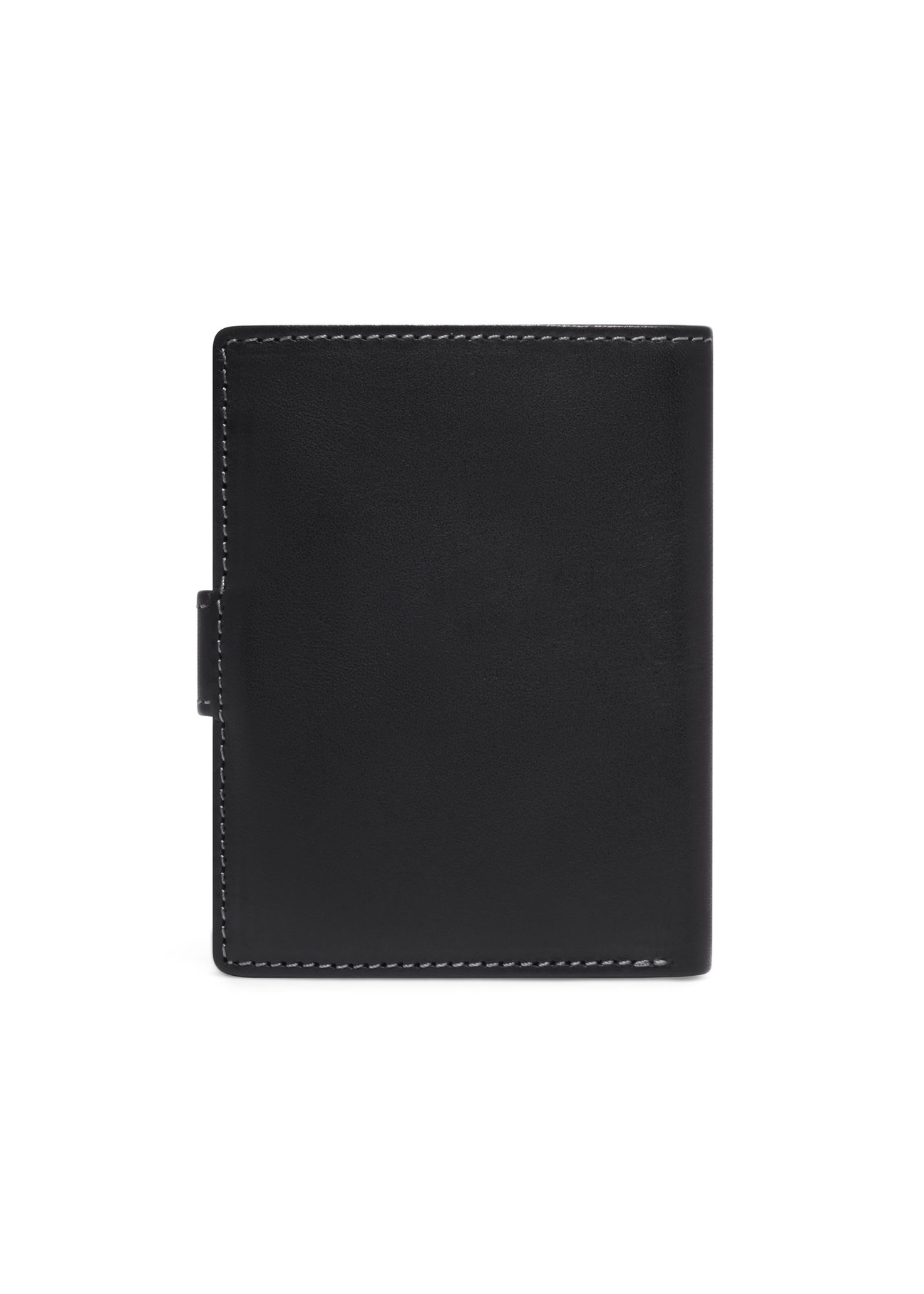 Black leather men's wallet PORMS-0704-99(Z26)