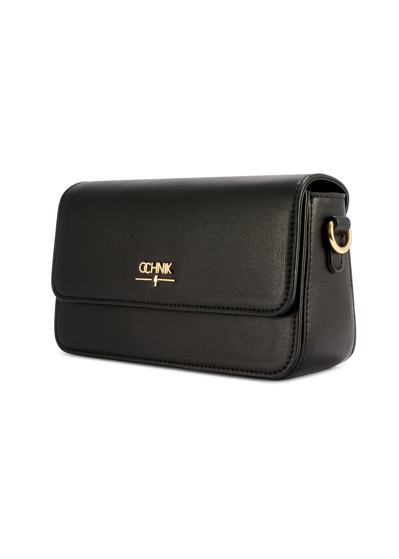 Small black women's handbag TOREC-1171-99(W26), diagonal product view on a white background.