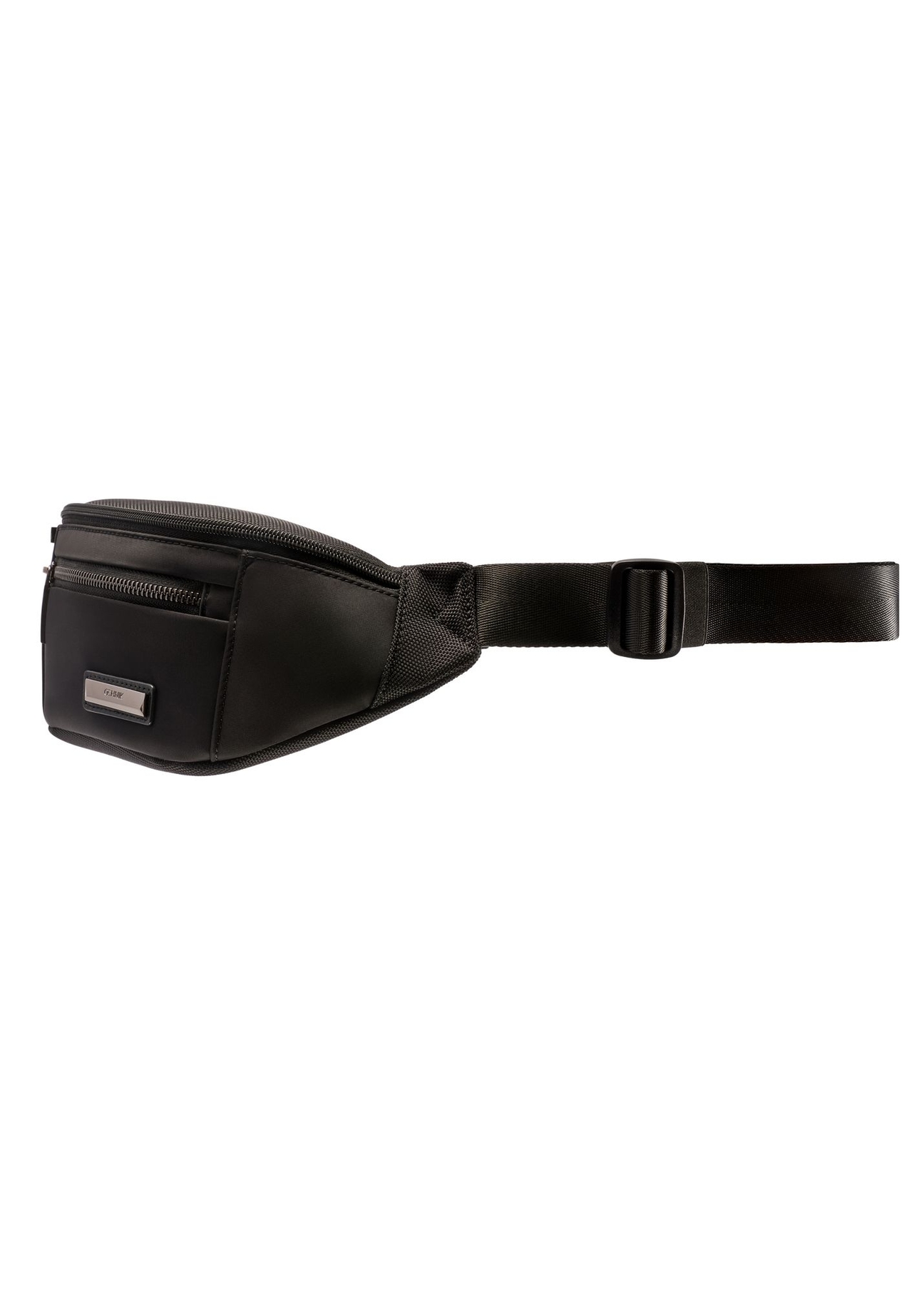 Men's black waist bag TORMN-0424-99(Z26)