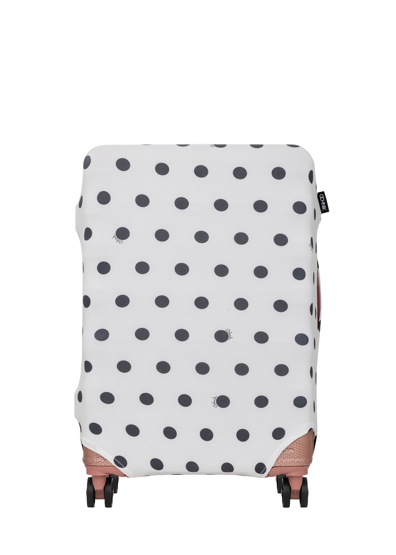 Small suitcase cover with polka dots AW-013-0007-0P-S(W26)