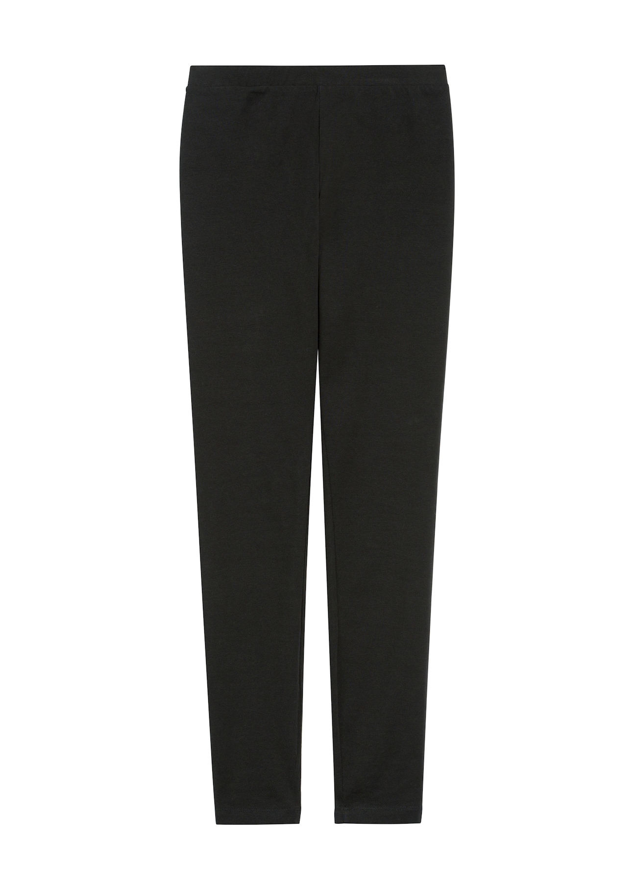 Black women's leggings LEGDT-0001-99(Z25), product view from the front on a white background.