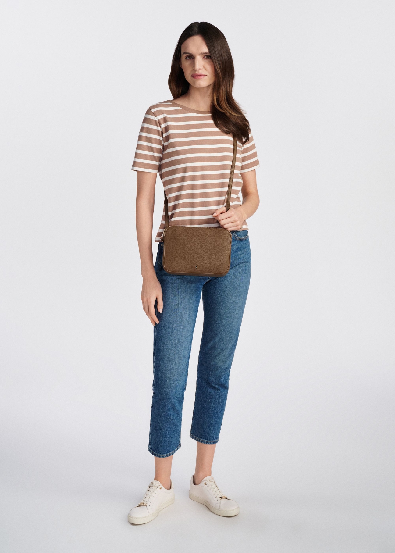 Brown women's shoulder bag TOREC-0205E-82(W25)-07