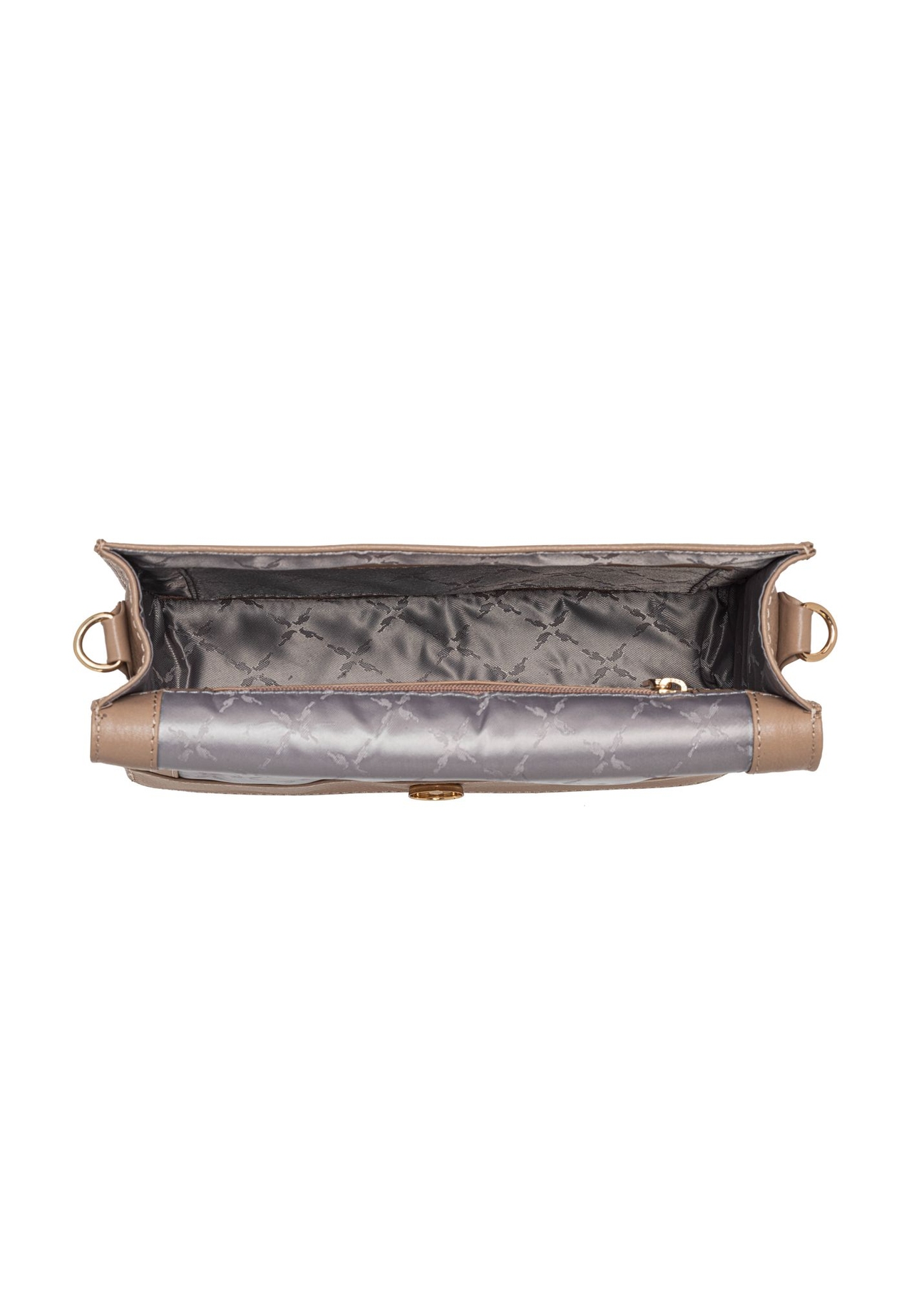 Beige small leather women's handbag TORES-1080D-81(W25)-05