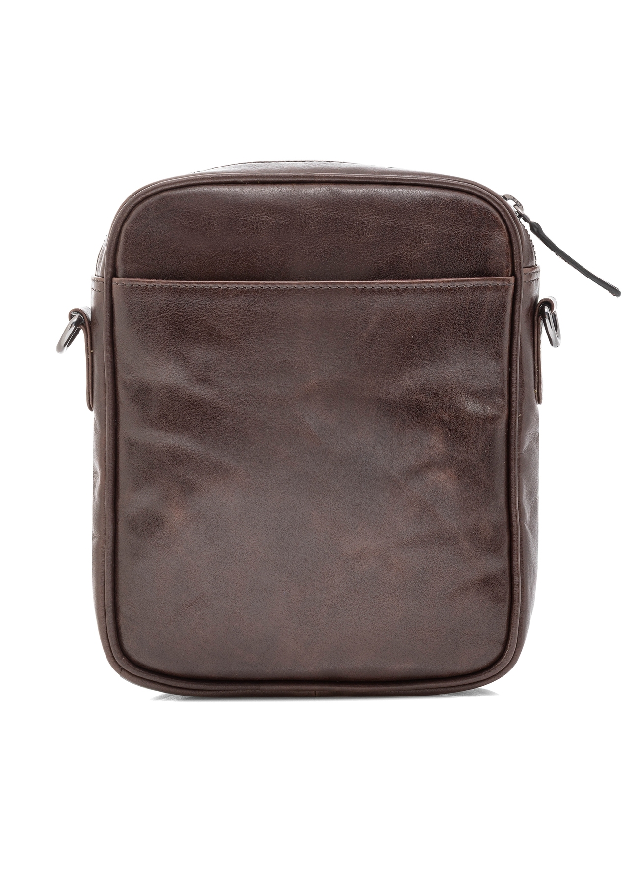 Brown men's bag TORMS-0461-89(Z25), product view from the back on a white background.