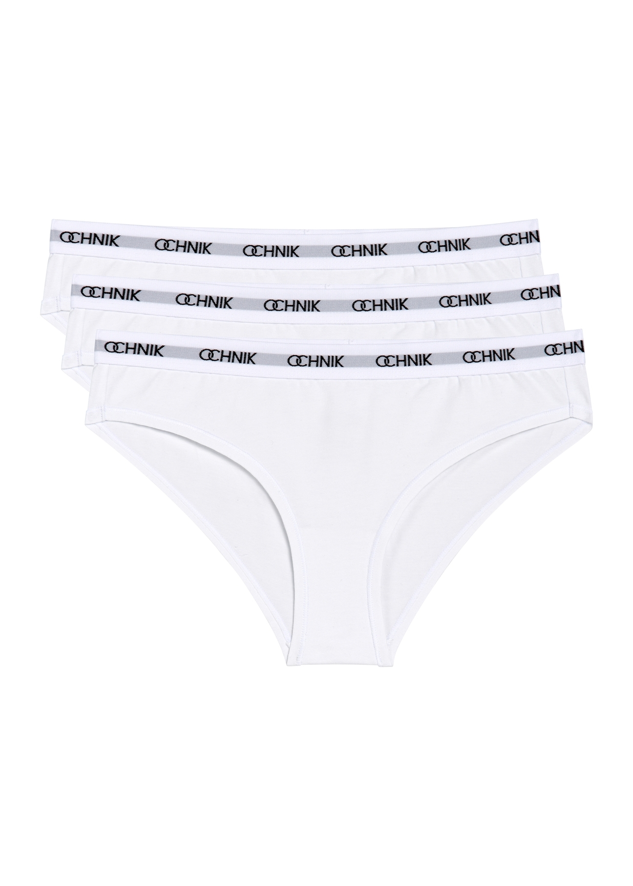 Three-pack of white women's briefs ZESDS-0002-0A(W26)