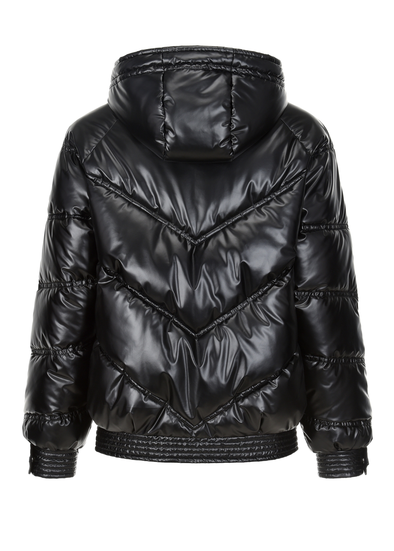 Women's autumn jacket with hood KURDT-0396-99(Z22)-08
