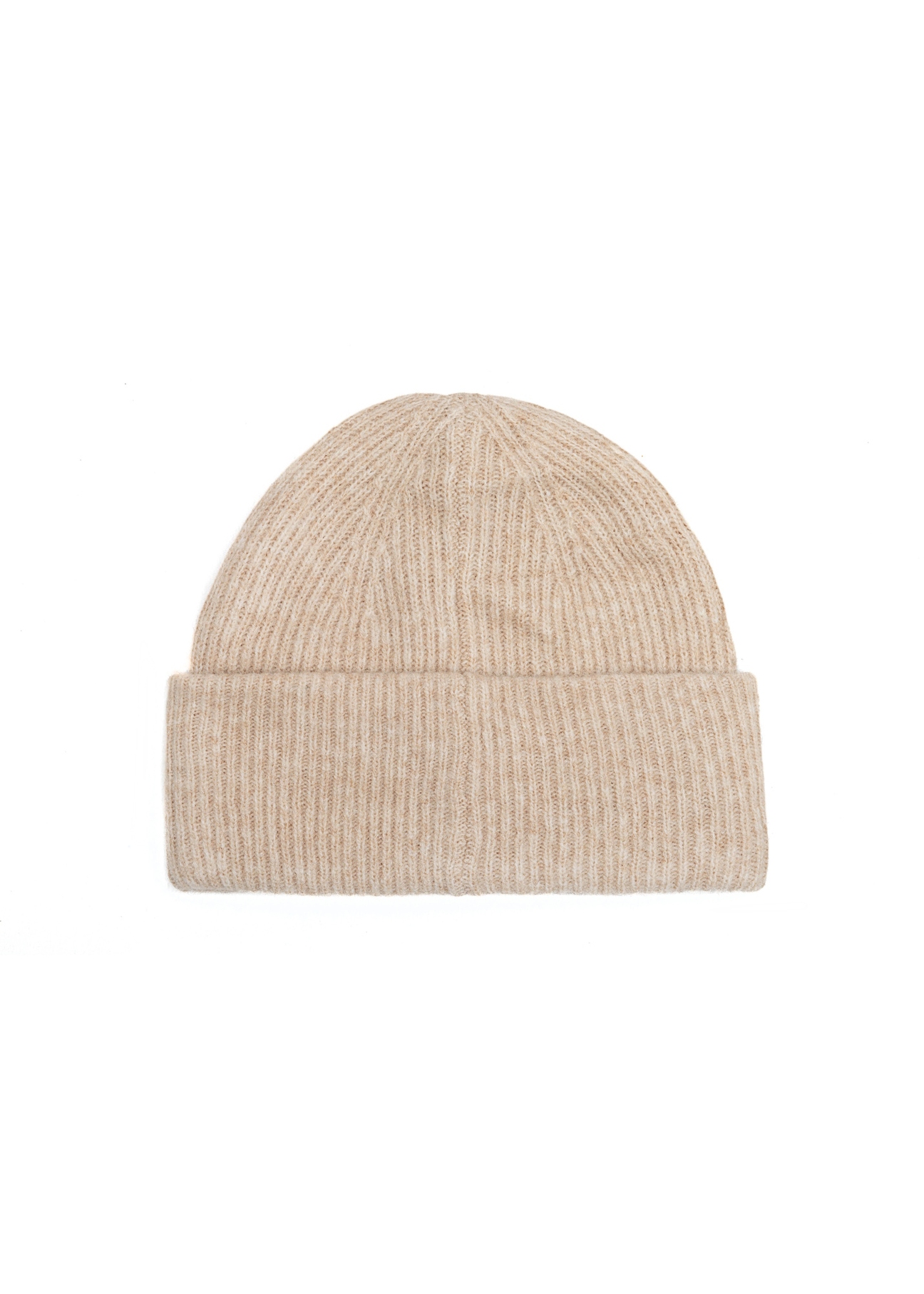 Women's light beige cap CZADT-0201-80(Z25), back view of the product on a white background.