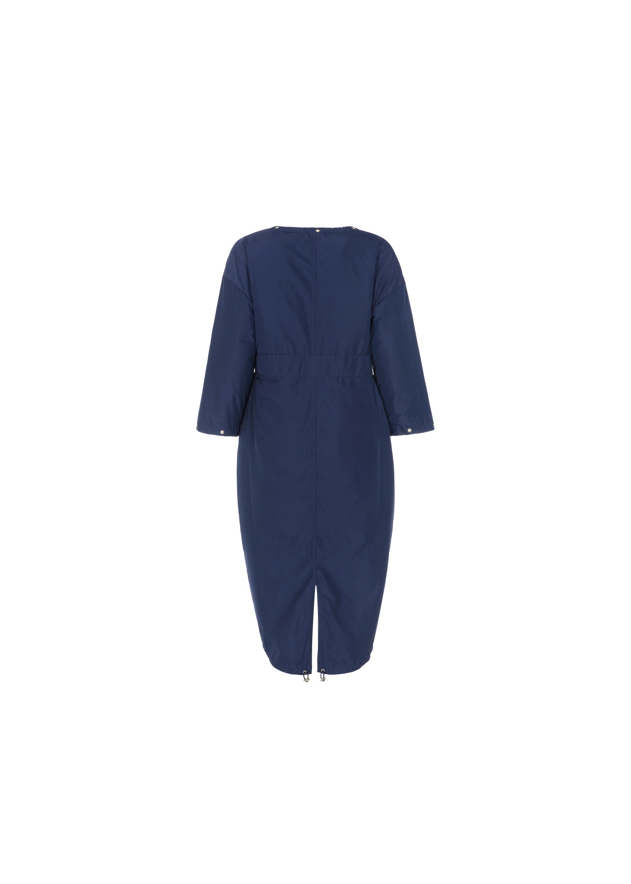 Warm women's jacket with an elongated form KURDT-0155-69(Z21)-04