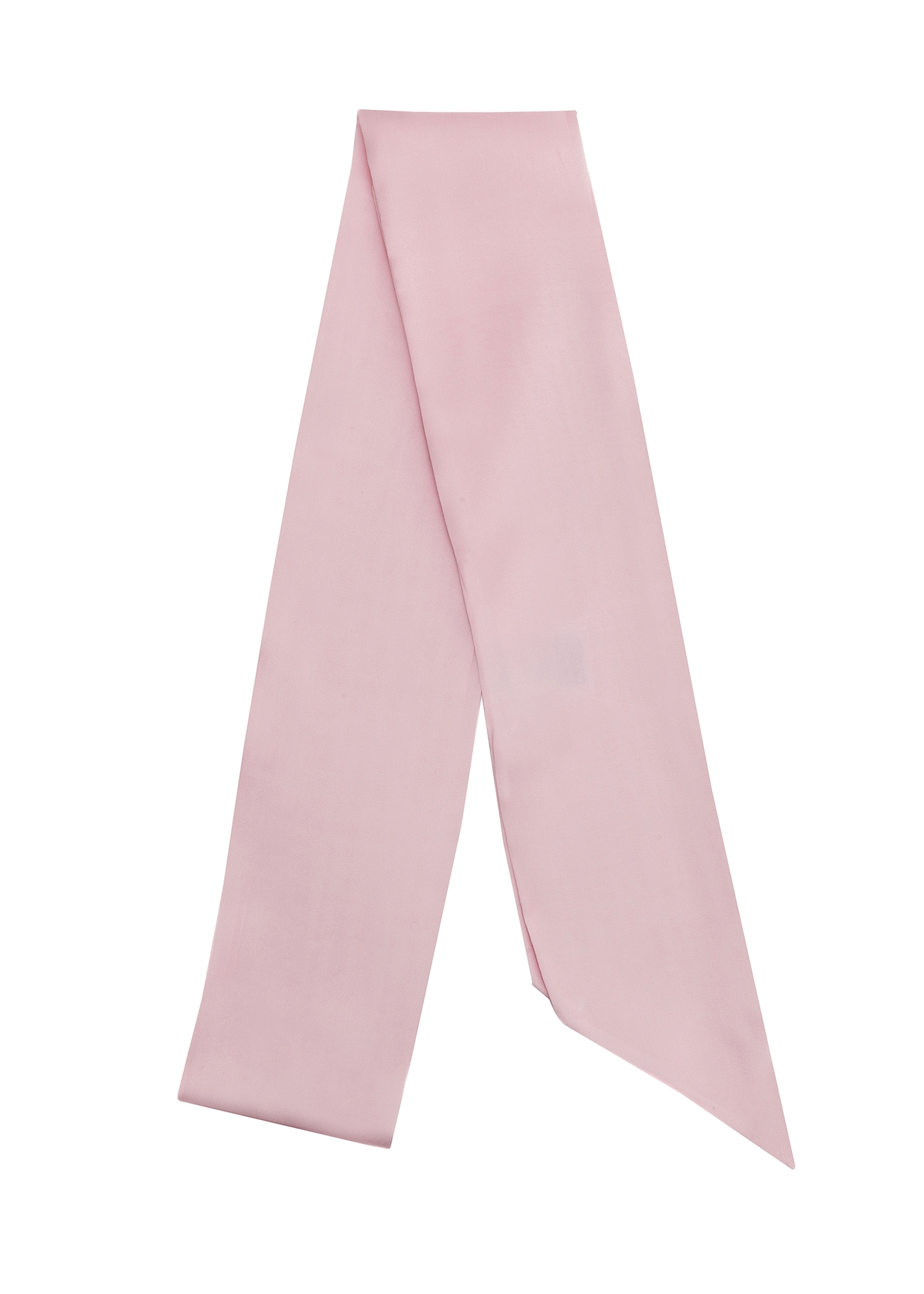 Pink women's scarf SZADT-0214-34(Z25), front view of the folded product on a white background.