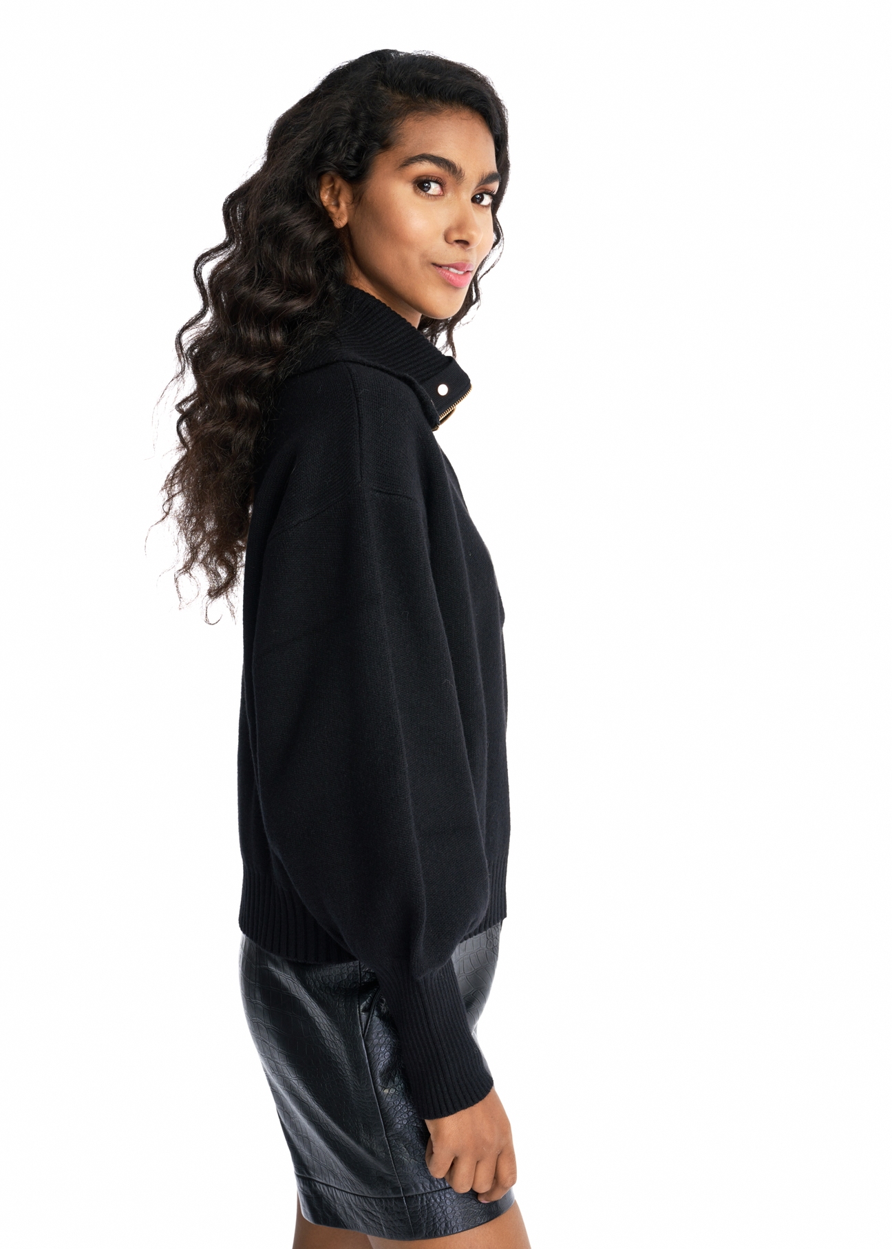 Women's stretch sweater SWEDT-0171-99(Z22)-02