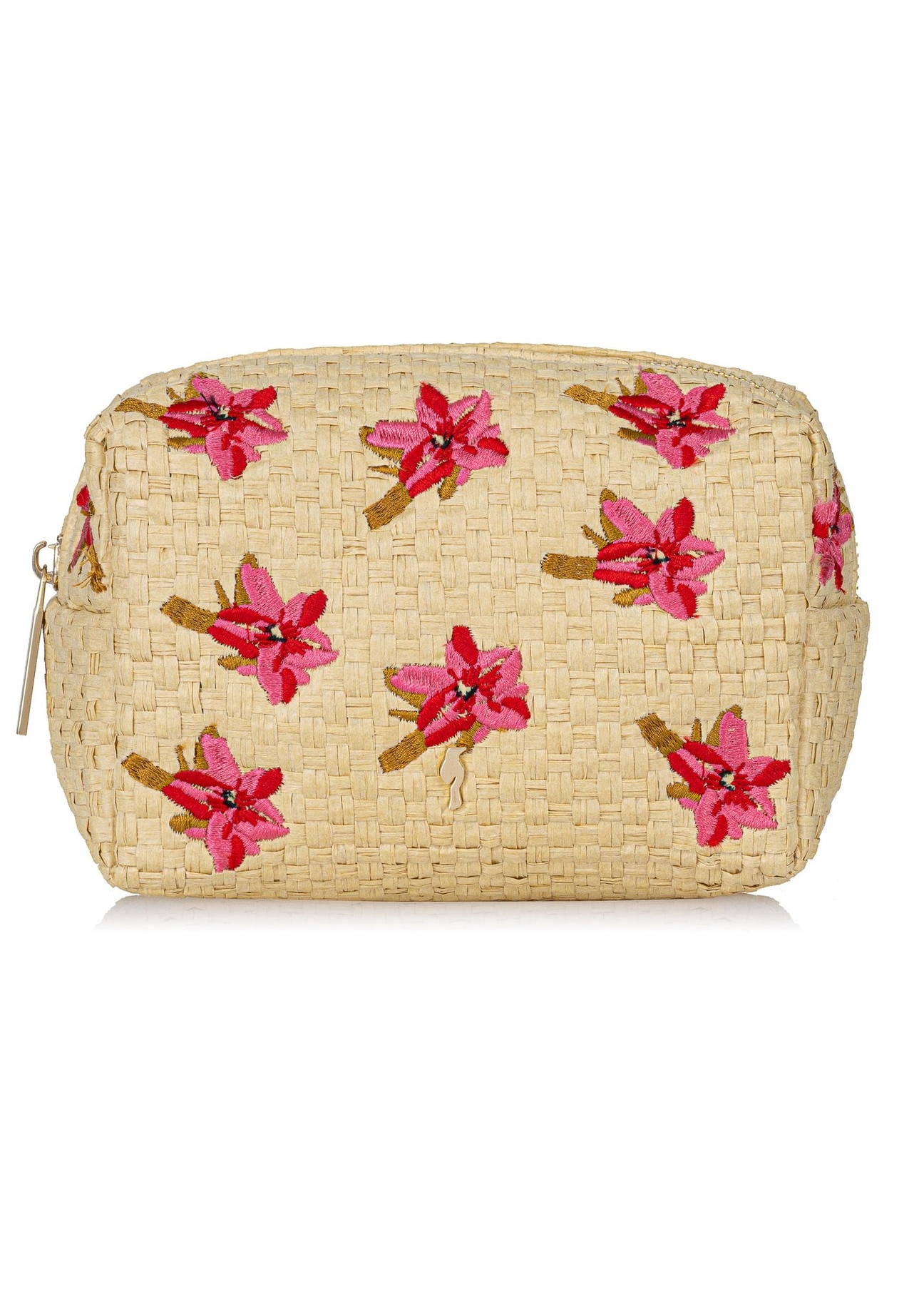 Women's braided floral cosmetic bag TOREC-0766-23(W23)-01