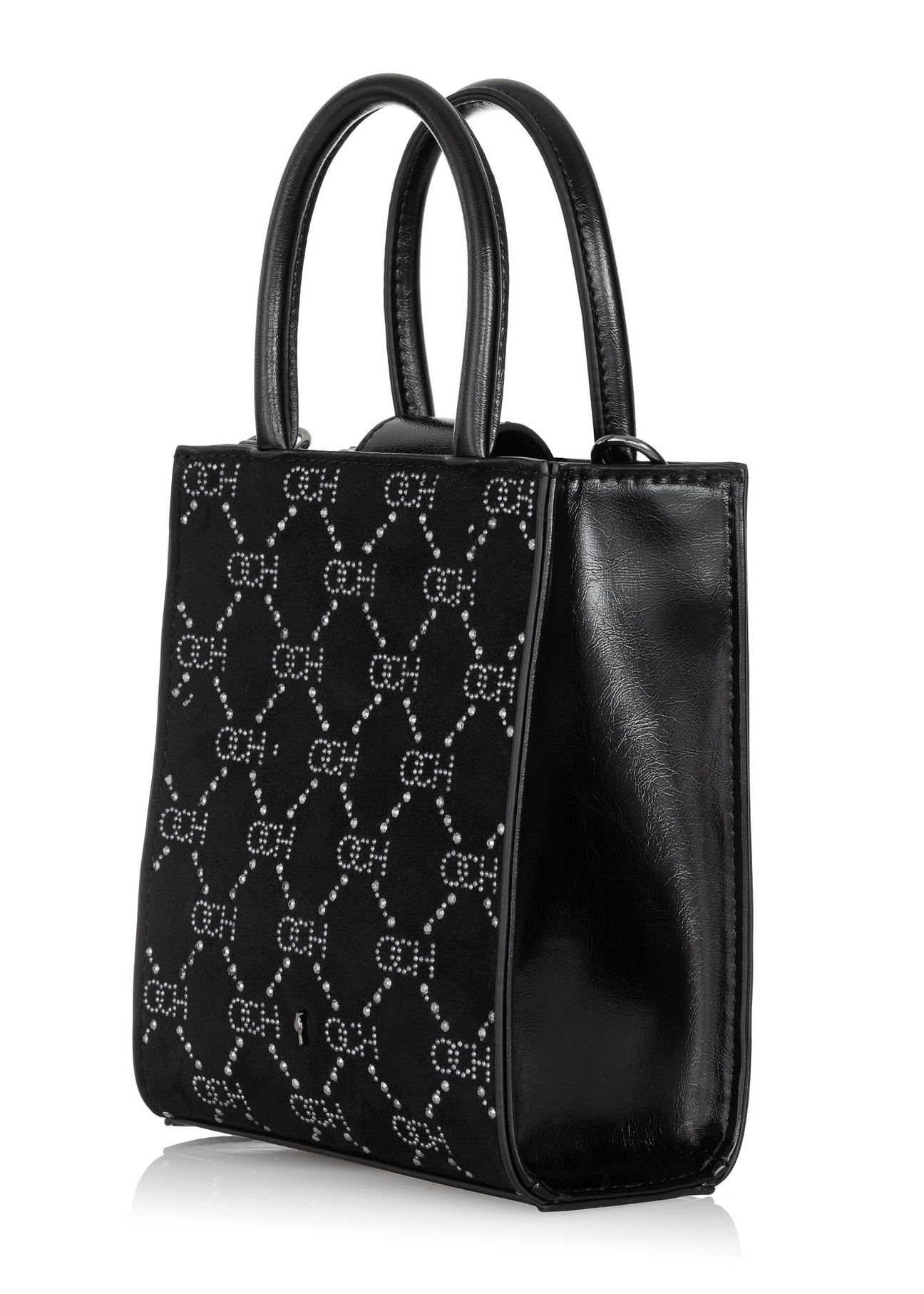 Black women's monogrammed trunk TOREC-0855-99(Z23)-02