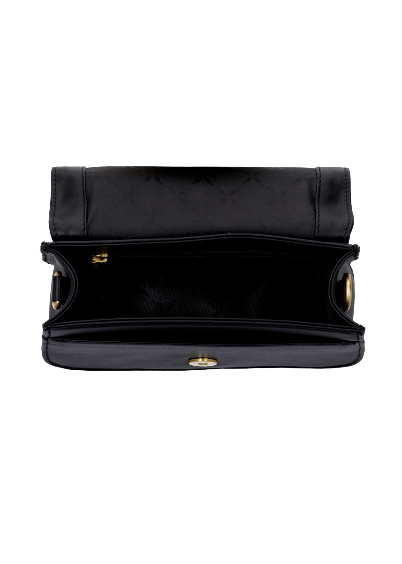 Small leather elegant women's handbag TORES-1332-99(W26), product view from above on a white background.