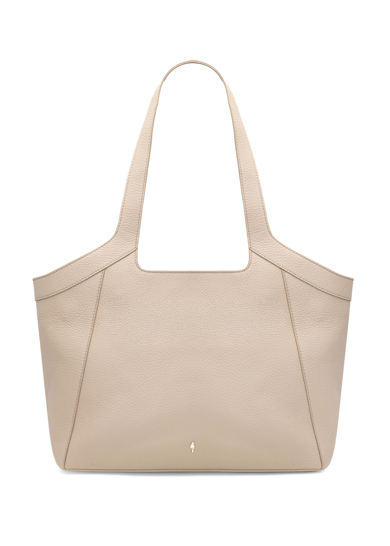 Large women's leather handbag TORES-1205-1B(W26), front product view on white background.