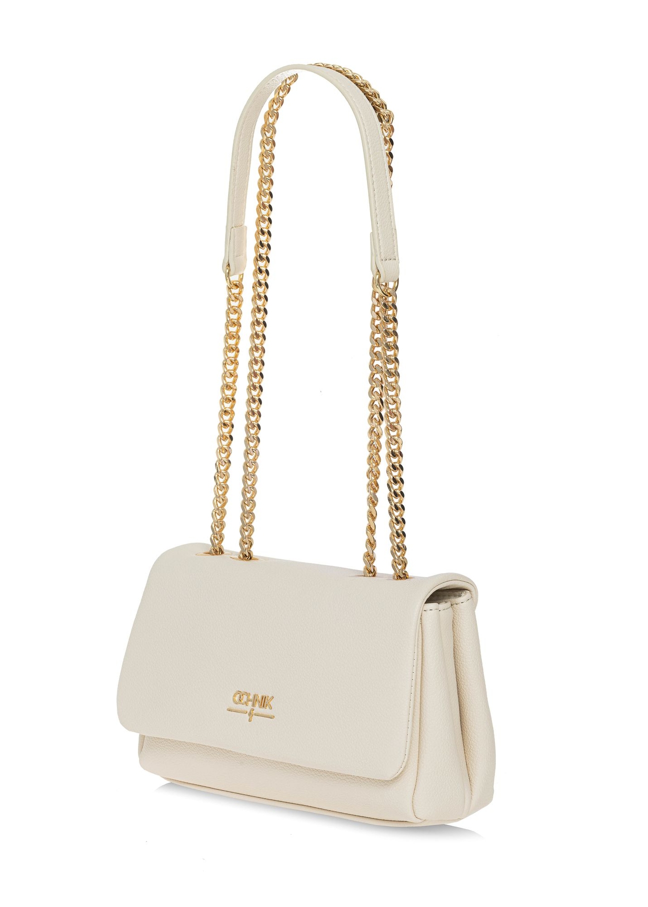 Cream small bag with chain TOREC-1005-12(W25)-02