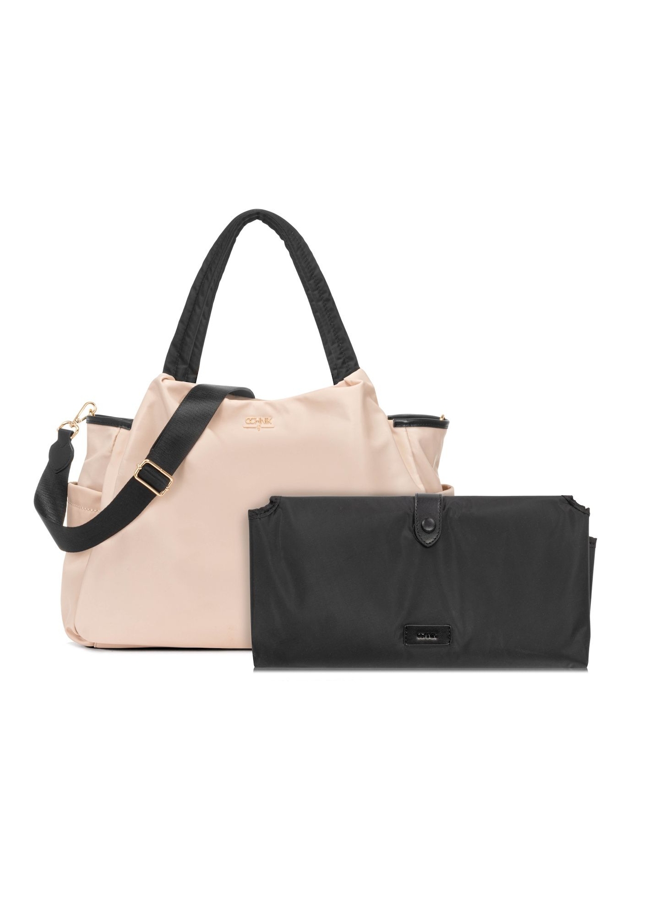 Powder pink bag for mother TOREN-0308-5A(W26) - front view of the product on a white background.