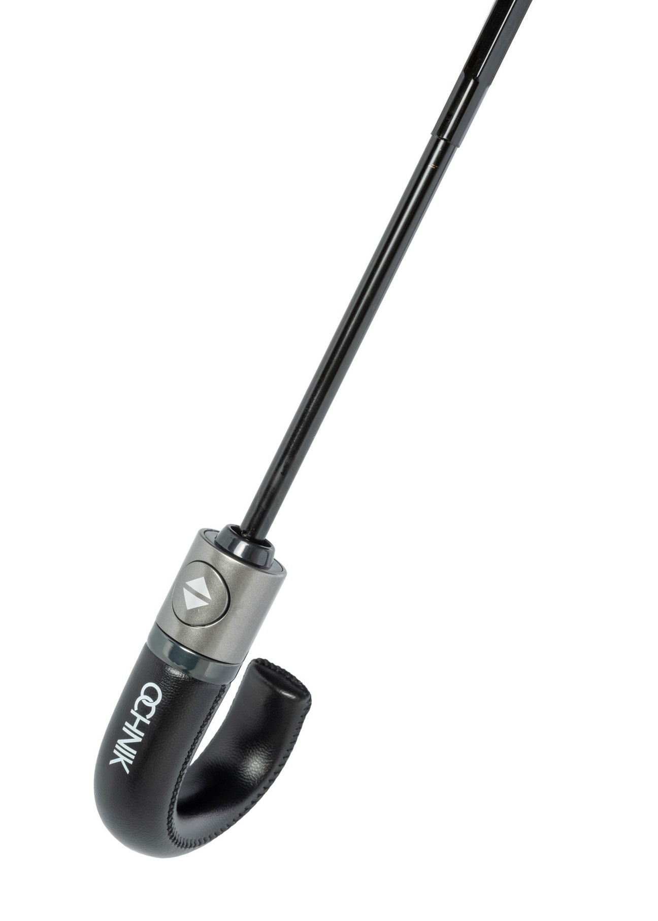 Men's checked umbrella PARSM-0002-9D(W26) - close-up detail, on white background.