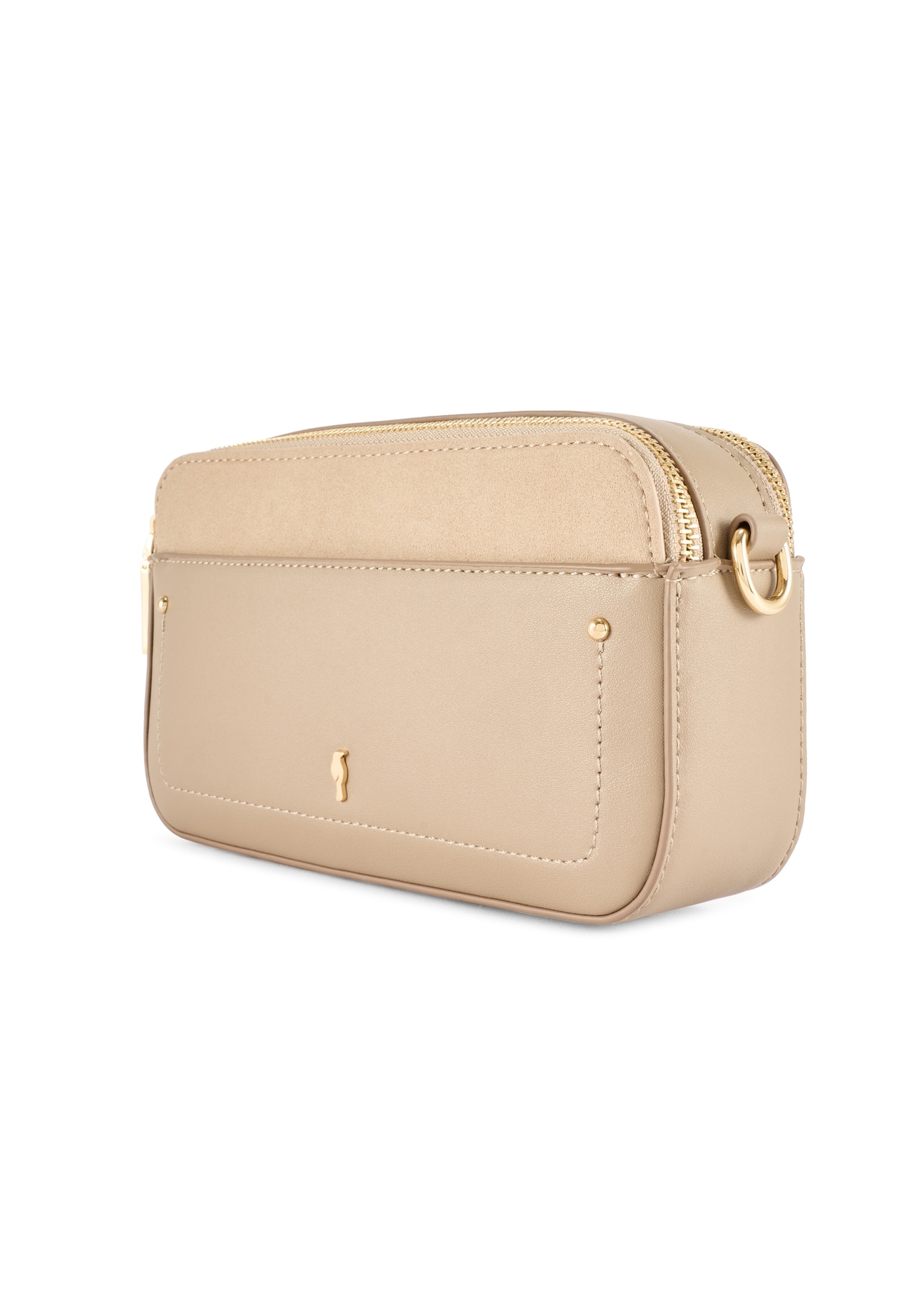 Small beige women's handbag TOREC-1173-1B(W26)