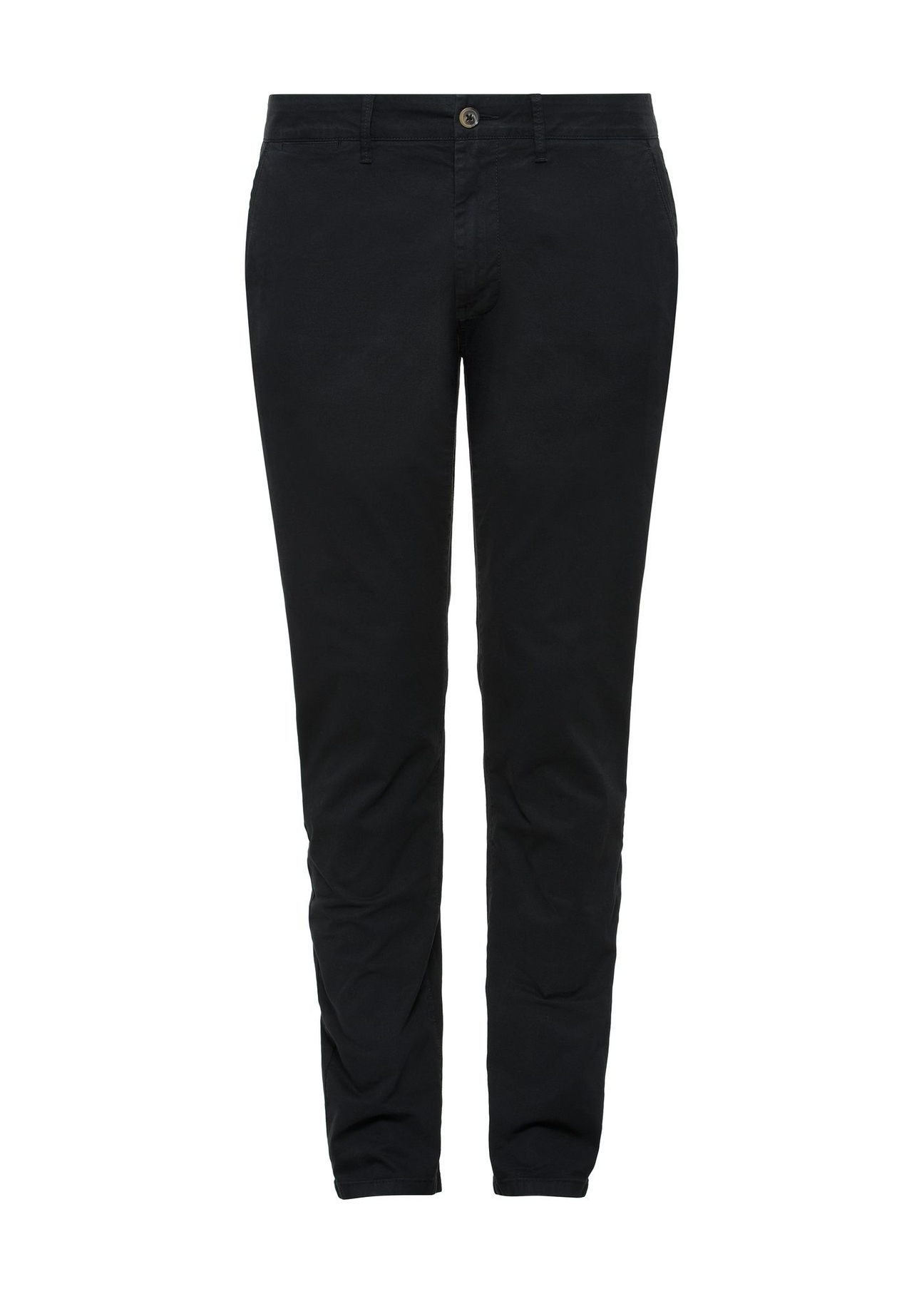 Black men's trousers SPOMT-0103A-99(Z25), front product view on white background.