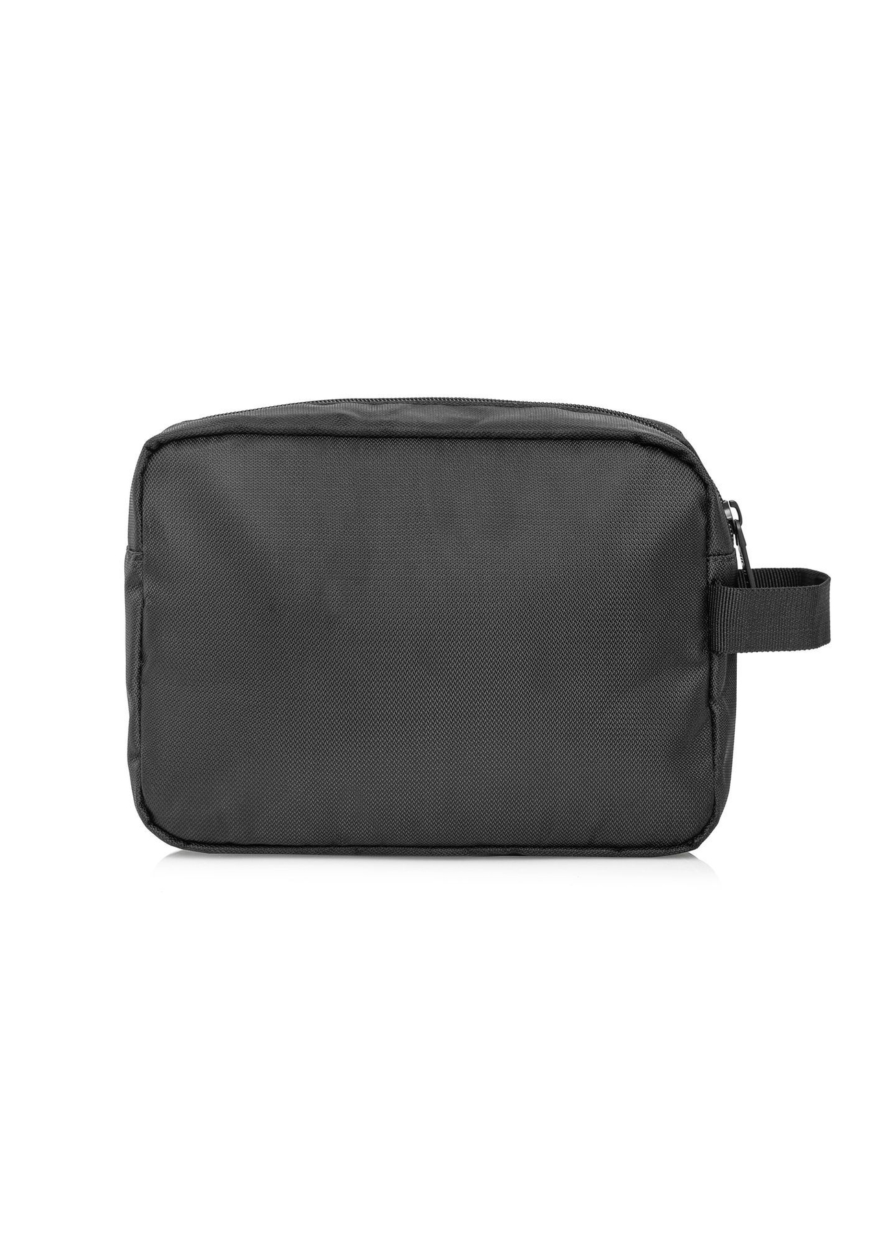 Black men's cosmetic bag TORMN-0267C-99(Z25), back view of the product on a white background.