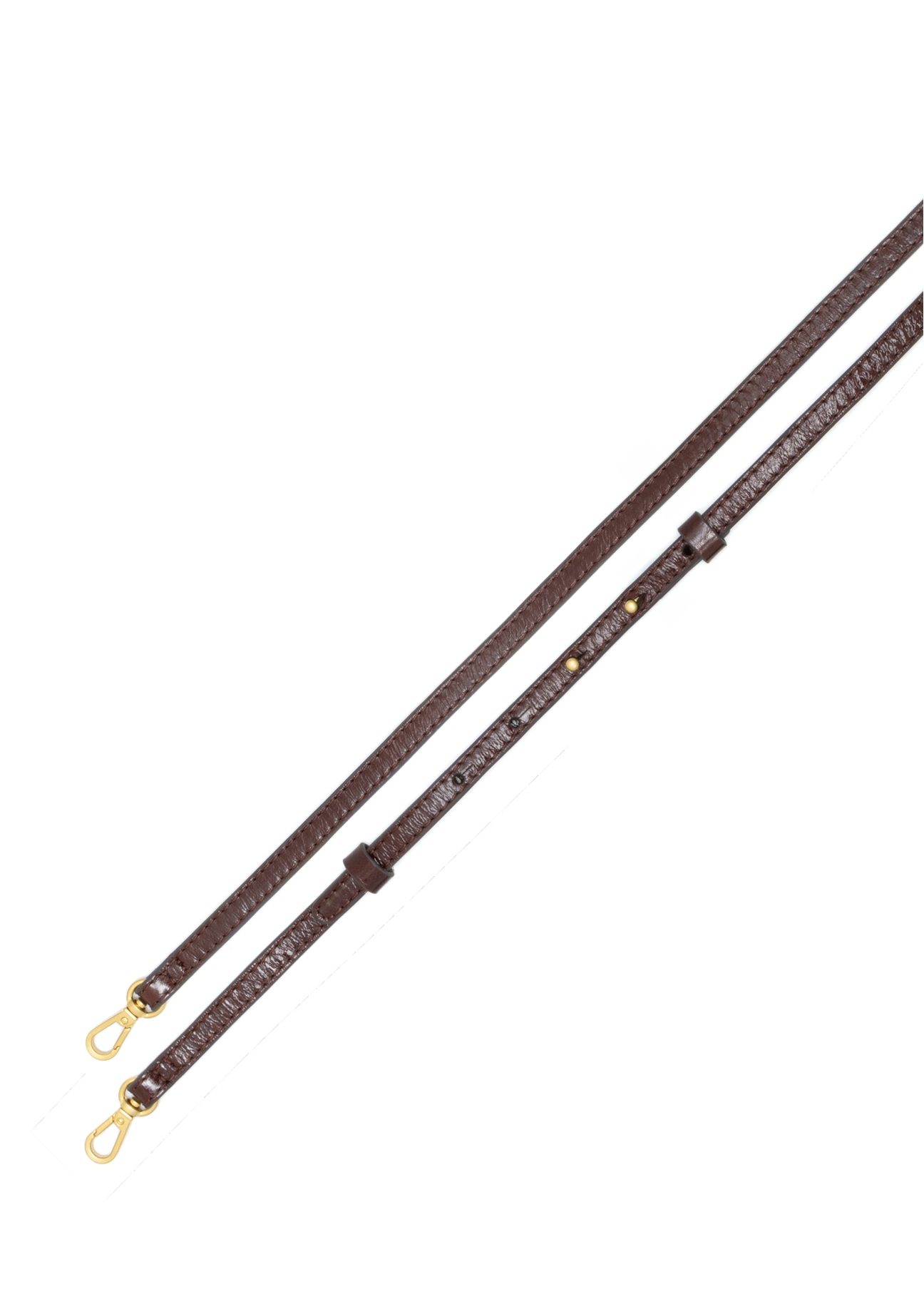 Burgundy leather women's handbag TORES-1391-4E(Z26), view of the detachable strap of the product on a white background.