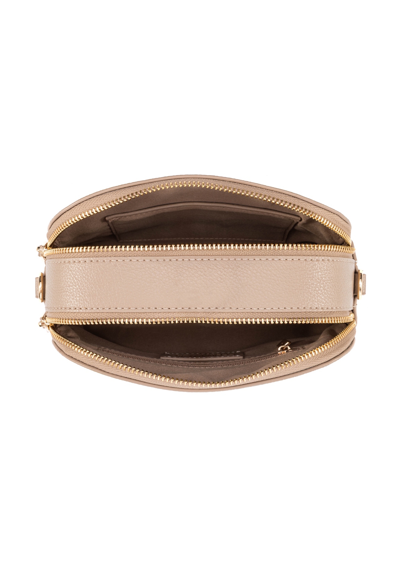 Small beige women's handbag TOREC-0036E-81(Z25), product view inside on white background.