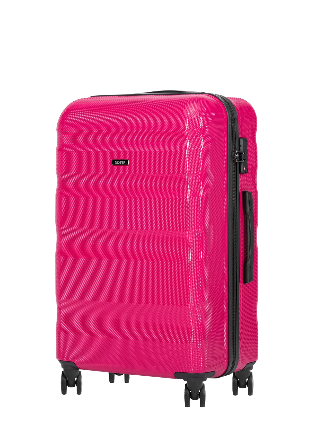 Set of 19'/24'/28' wheeled suitcases WALPC-0012-5E(W26), diagonal product view on white background.