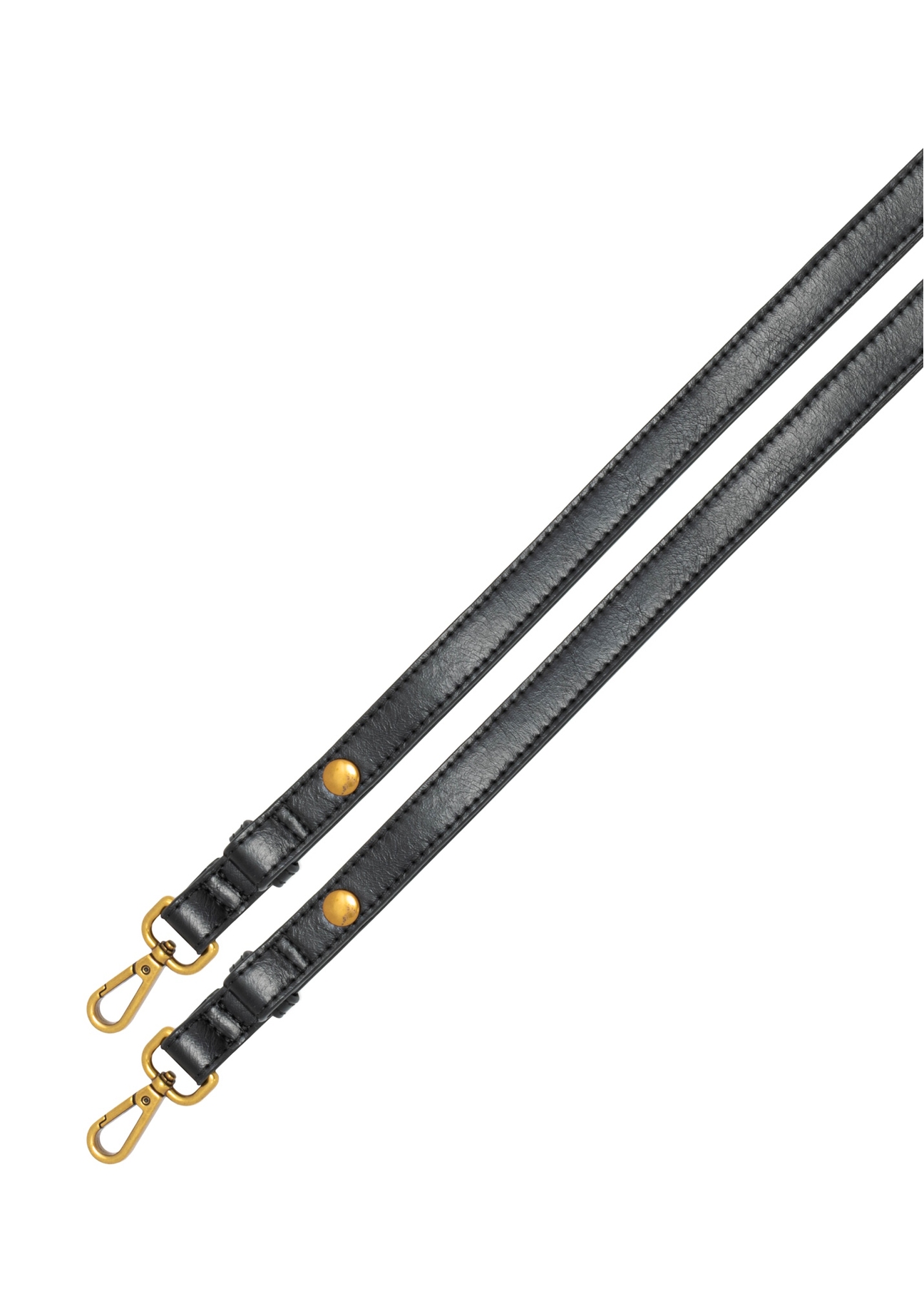 Black women's shoulder bag TOREC-1245-9F(Z26), view of the product strap against a white background.