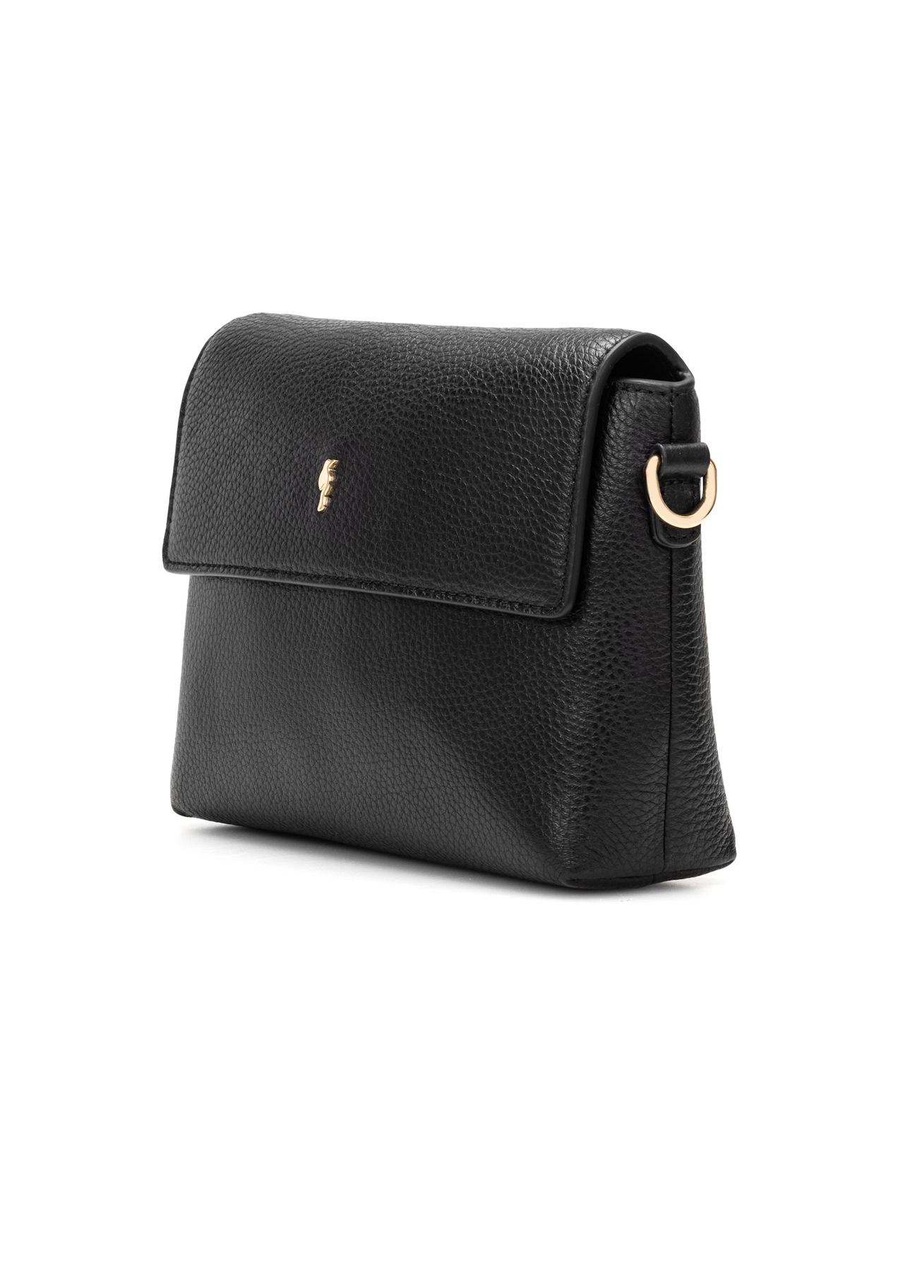 Small women's leather handbag TORES-1278-9I(W26), diagonal product view on a white background.