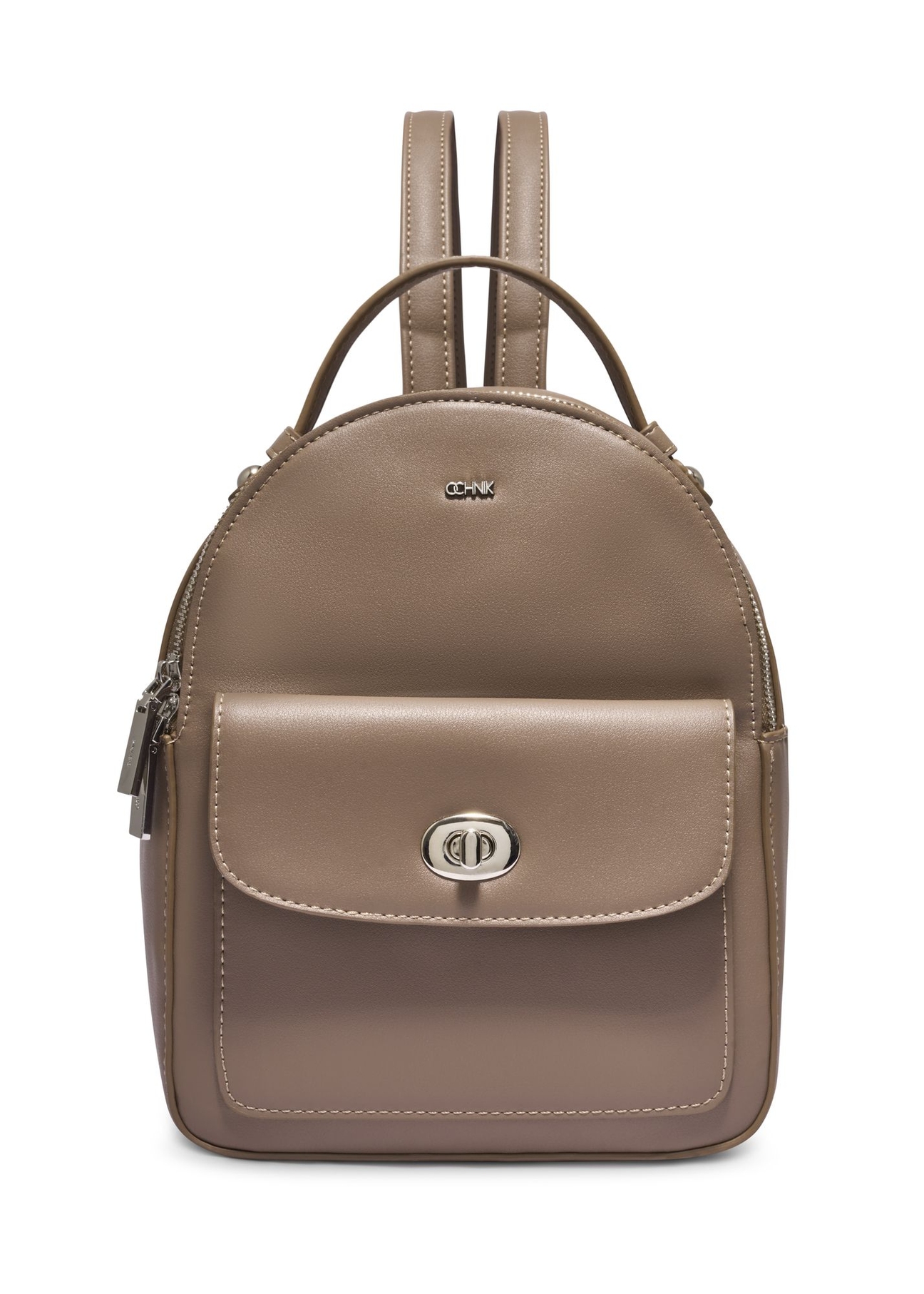 Small women's city backpack TOREC-1321-1K(Z26) - front product view, on white background.
